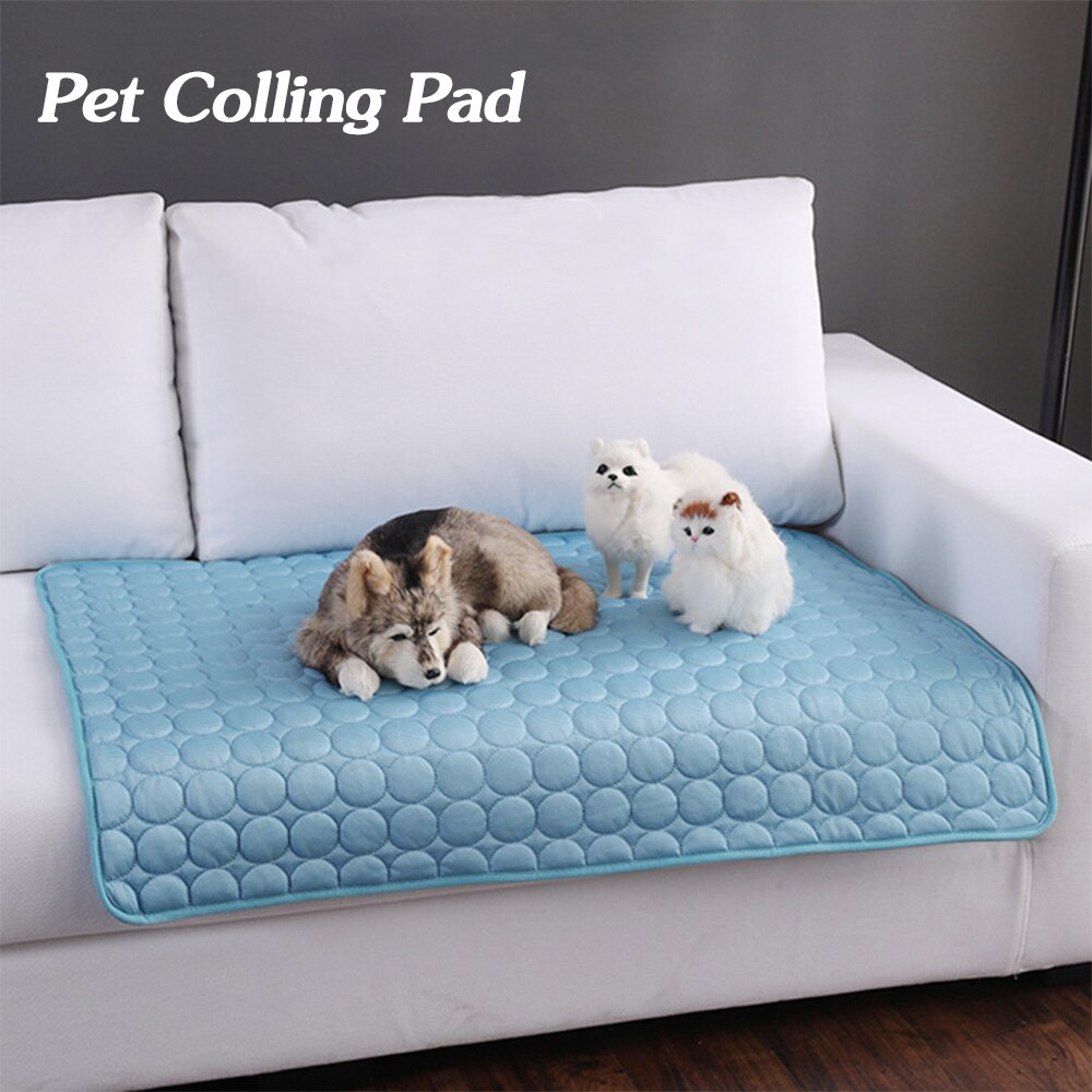 Pet Dog Cat Ice Silk Cold Nest Pad For Cooling In Summer - 0 - CJ
