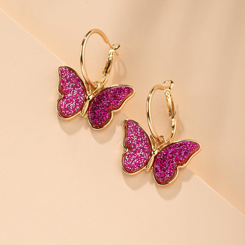 Fashion Simple Women Butterfly Studs - 0 - CJ