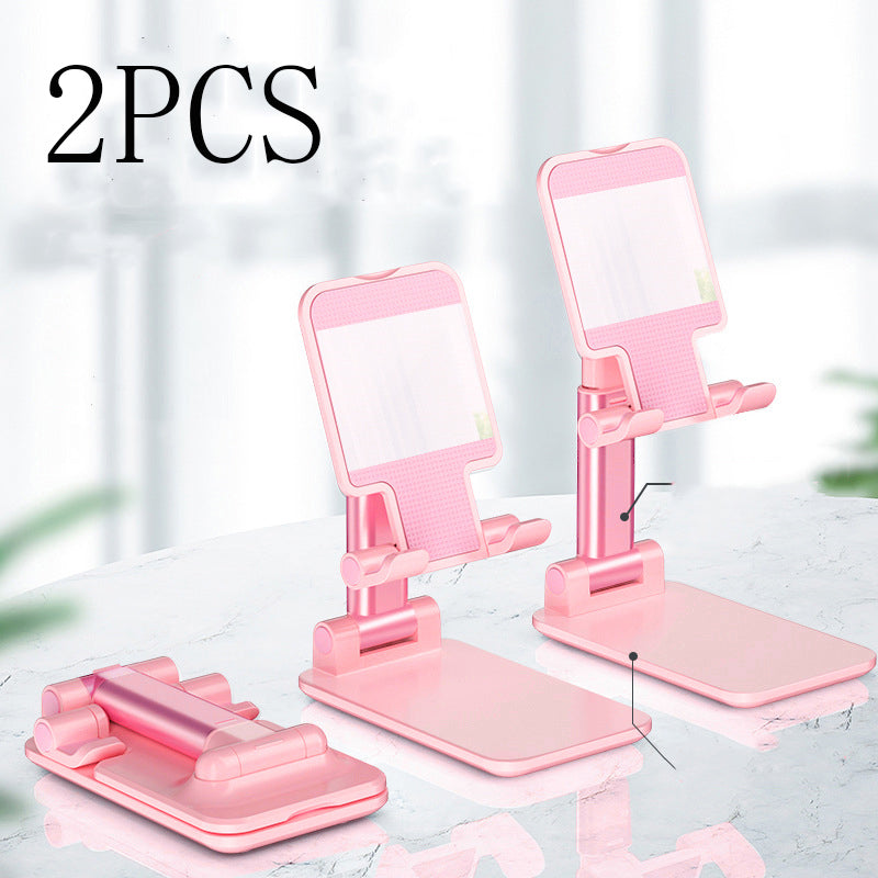 Adjustable Cell Phone Stand Tablet Holder Bracket Mount - 0 - CJ - Alloy 2pcs Pink - CJSJSJSJ01418 - Alloy 2pcs Pink