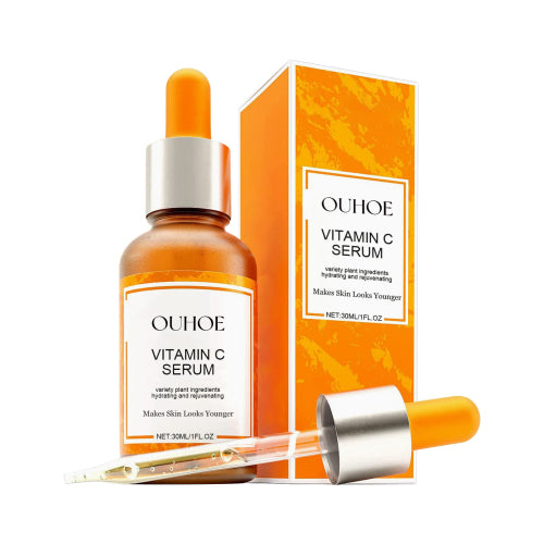 OUHOE Vitamin C Face Serum, Lighten Fine Lines And Tighten Facial Skin Anti - Aging Serum - 5 - CJ