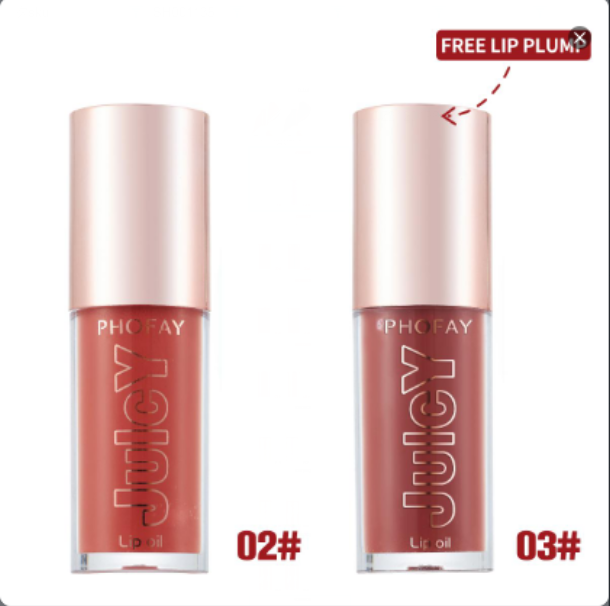 PHOFAY Juicy Lip Oil - 4 - CJ - Set2 - CJJT203806811KP