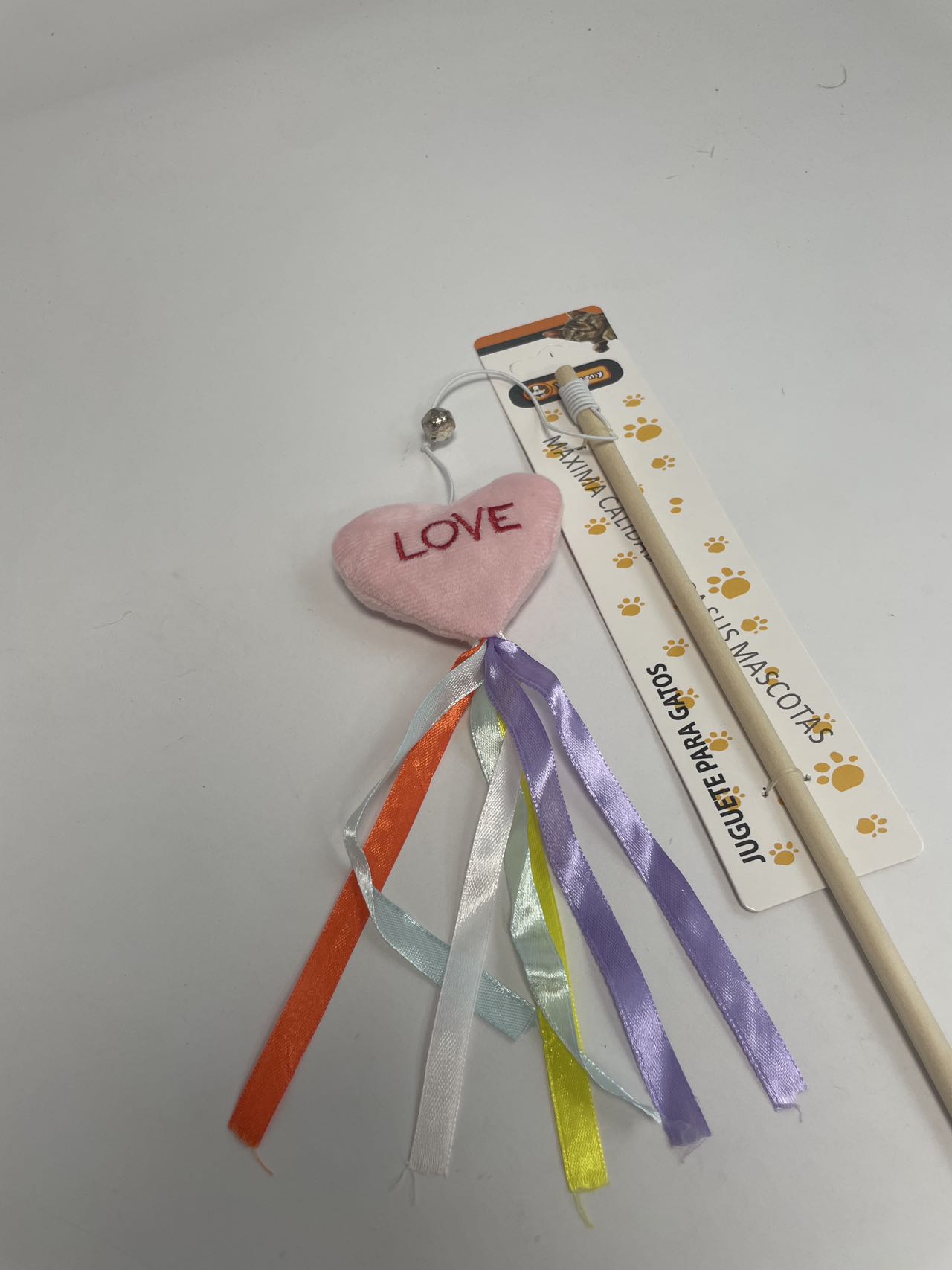 Doll Ribbon Wooden Pole Cat Teaser - 5 - CJ