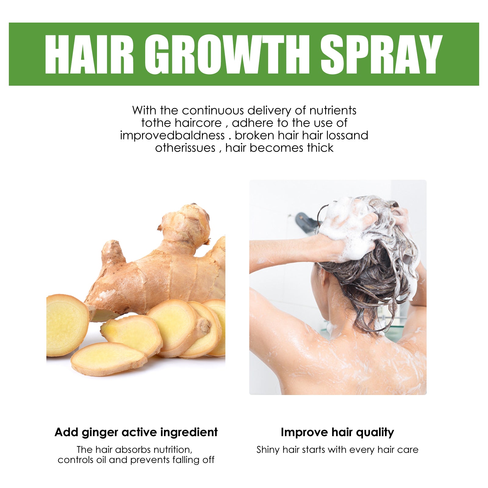 Jaysuing Hair Treatment, Strengthens Hair, Nourishes Root Growth And Thickens Scalp Massage Nutrient Solution - 5 - CJ