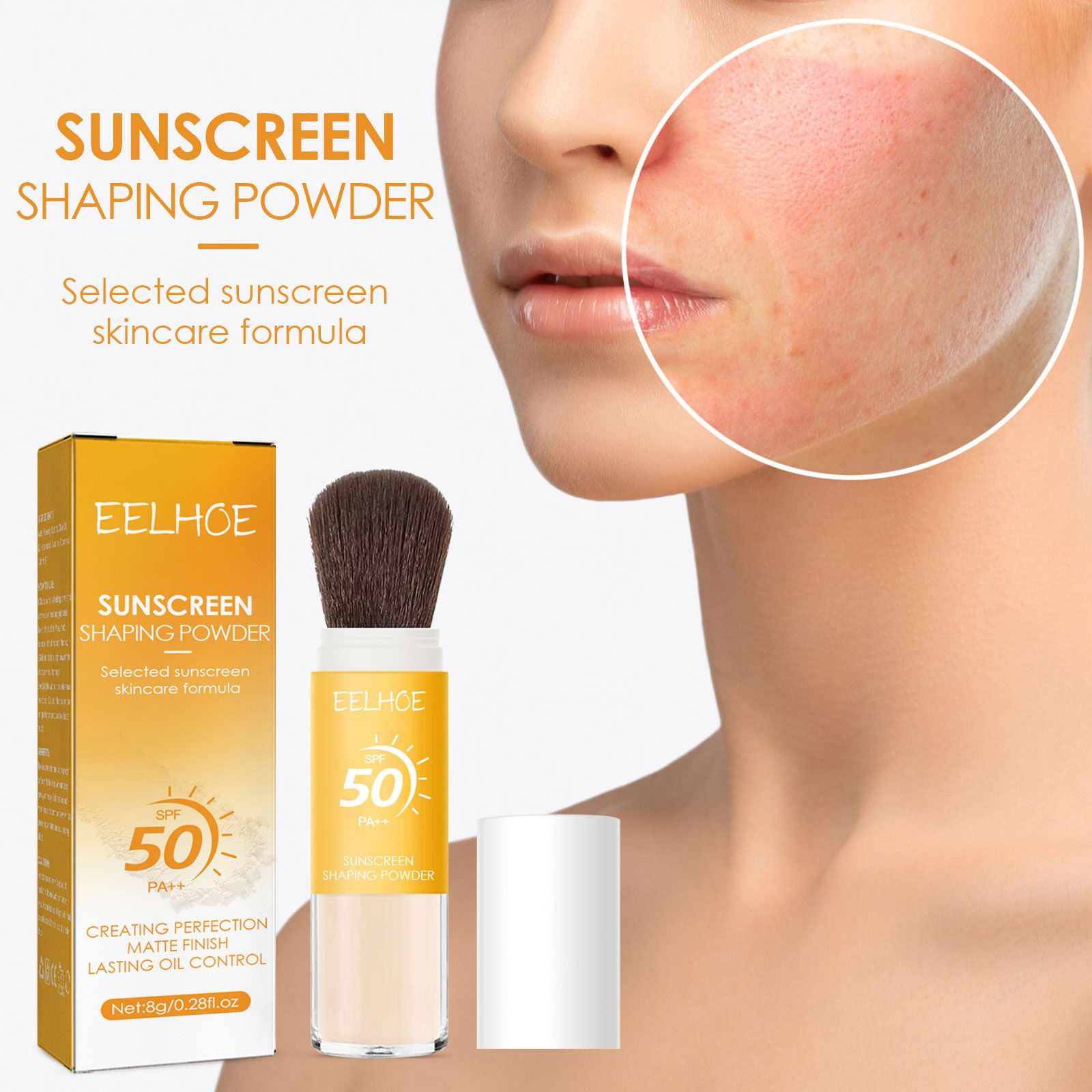 EELHOE Setting Powder For A Natural, Lightweight, Breathable Finish That Controls Oil And Provides Long - lasting, Smudge - proof Makeup - 5 - CJ