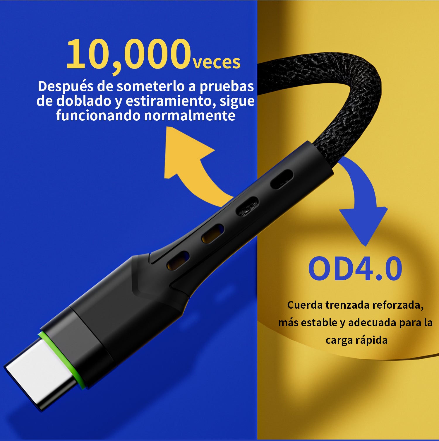 L203 USB - C Cable 2.4A 1M Black USB 3.0 UWINN - 5 - CJ
