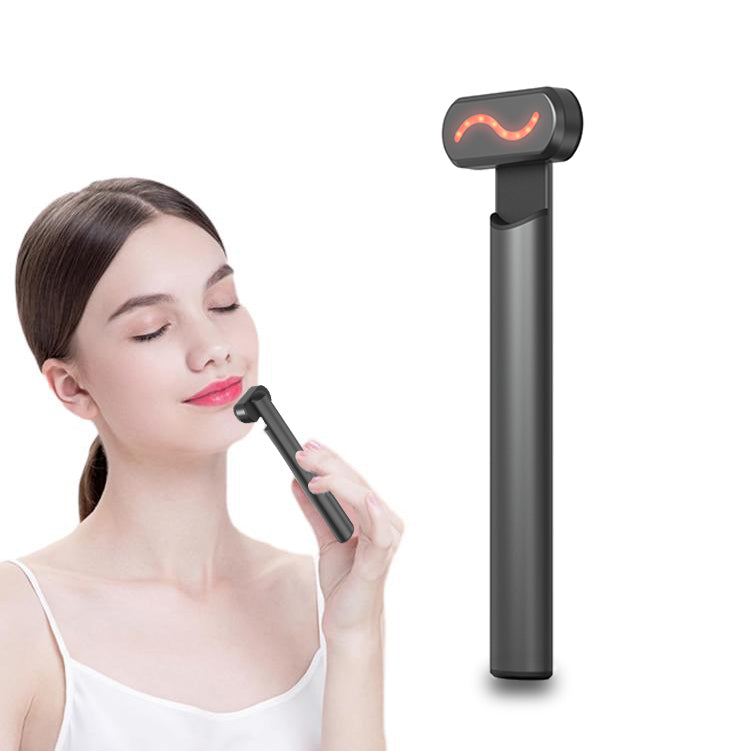 4 In 1 Portable Skin Care Vibration Massager Facial Rejuvenation Hand Held Equipment Face Beauty Eye LED Red Light Therapy Wand - 5 - CJ