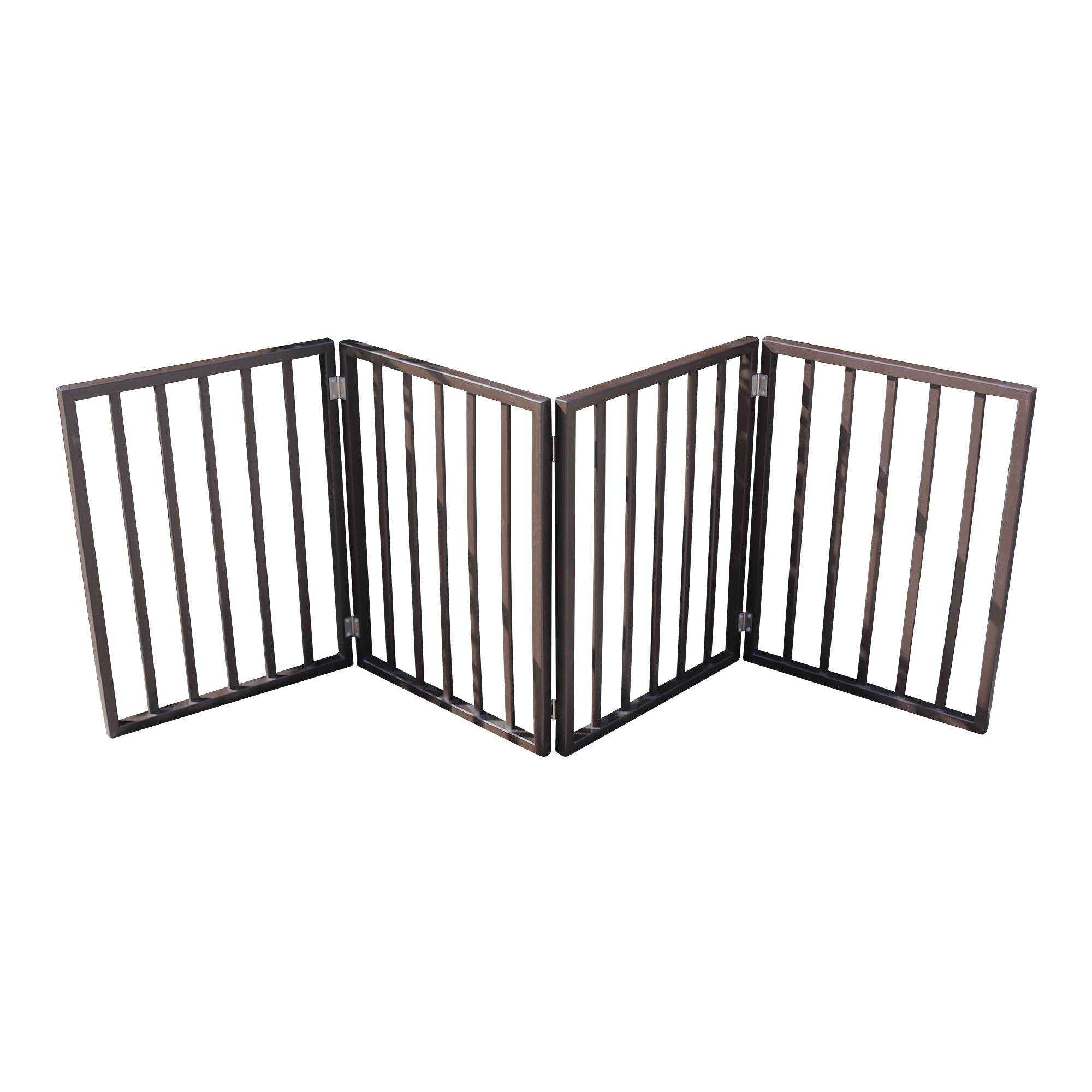 Pet Gate - Dog Gate For Doorways,Stairs Or House - standing, Folding - 5 - CJ