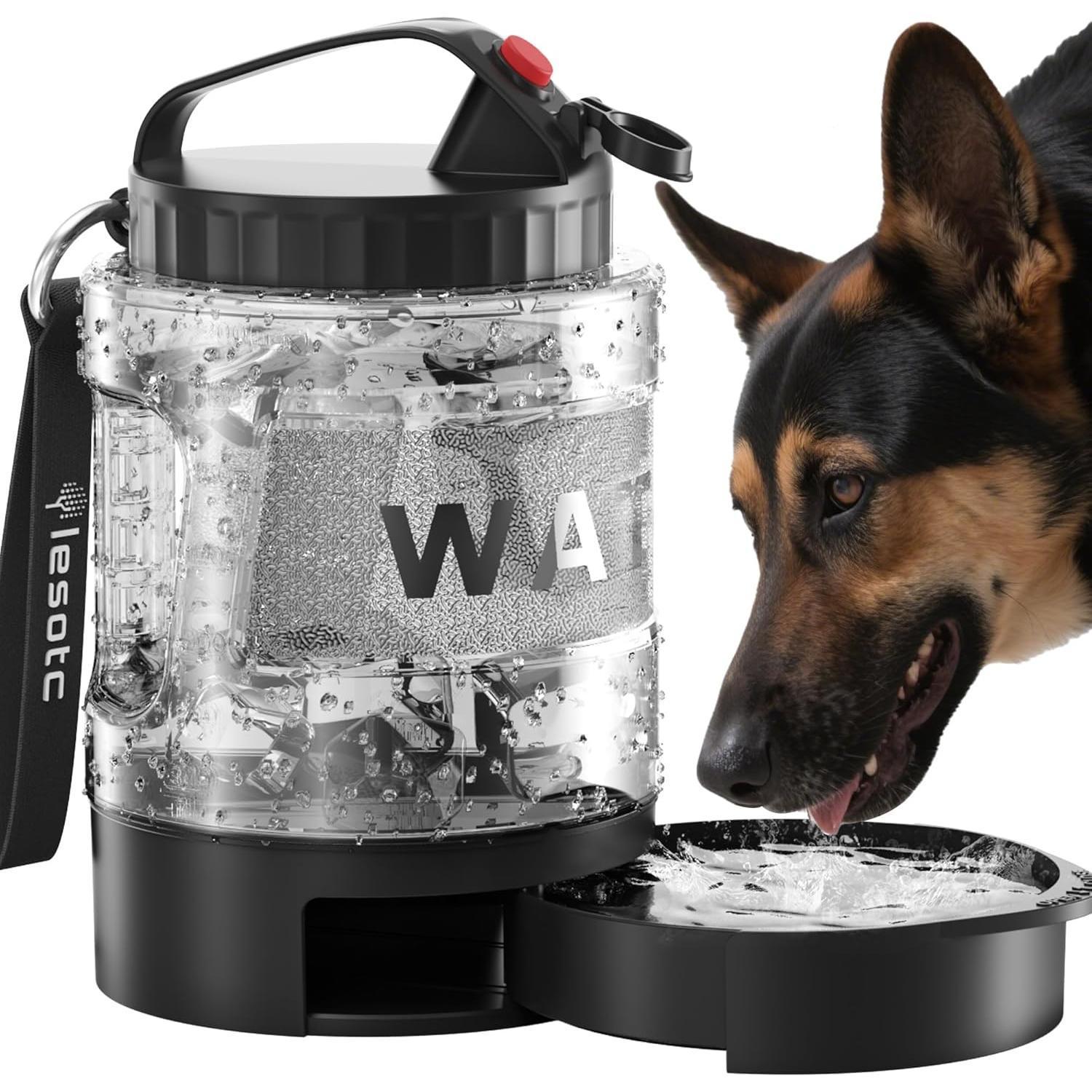 Lassot Portable Pull - out Water Bowl For Dogs, Large Capacity, Perfect For Camping, Hiking, Beach Trips, Road Trips, And Park Walks. - 5 - CJ