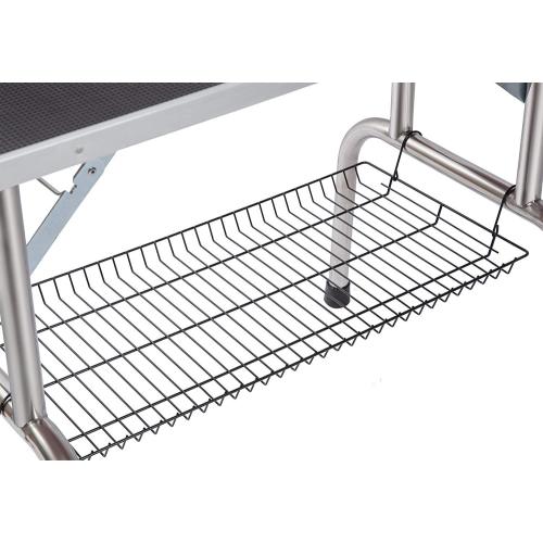 Professional Dog Pet Grooming Table Large Adjustable Heavy Duty Portable With Armrests And Lasso & Grid Tray - 5 - CJ
