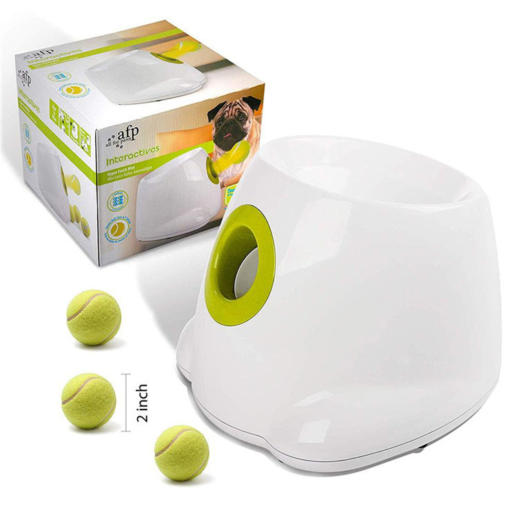 Dog Pet Automatic Interactive Ball Launcher - 0 - CJ