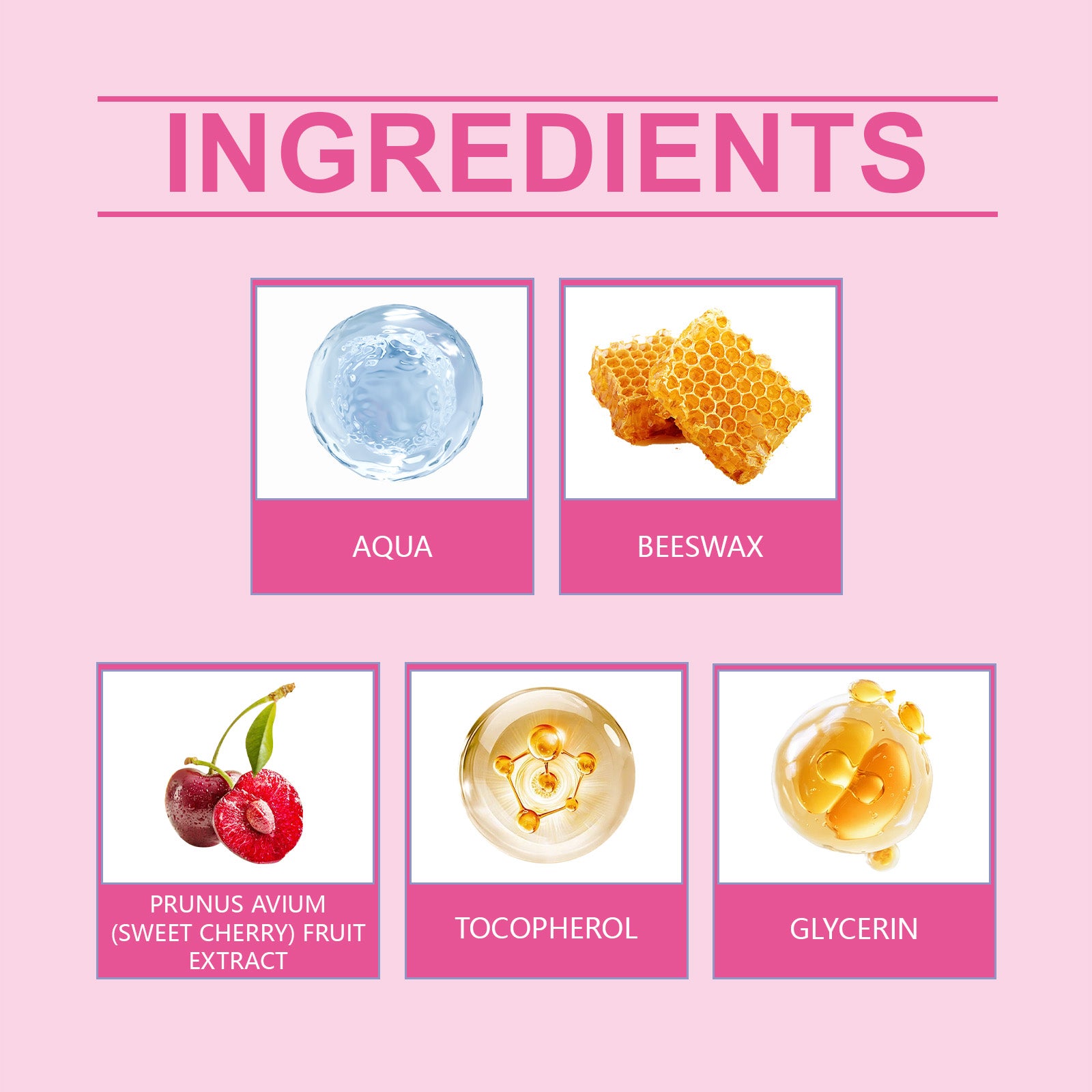 Hoygi Cherry Lip Mask, Lip Repair, Anti - Cracking, Moisturizing And Fading Lip Lines Lip Care - 5 - CJ