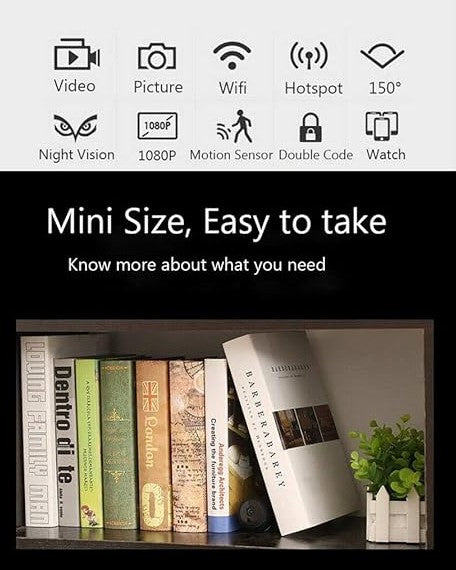 A9 Mini Wireless Security Camera - 5 - CJ