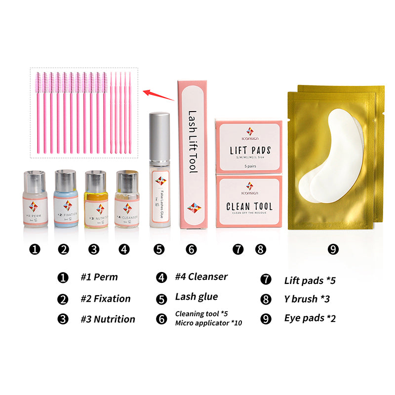 Upgrade Version Lash Lift Kit ICONSIGN Lifting Perm Eyelash Eyes Makeup Tools - 5 - CJ