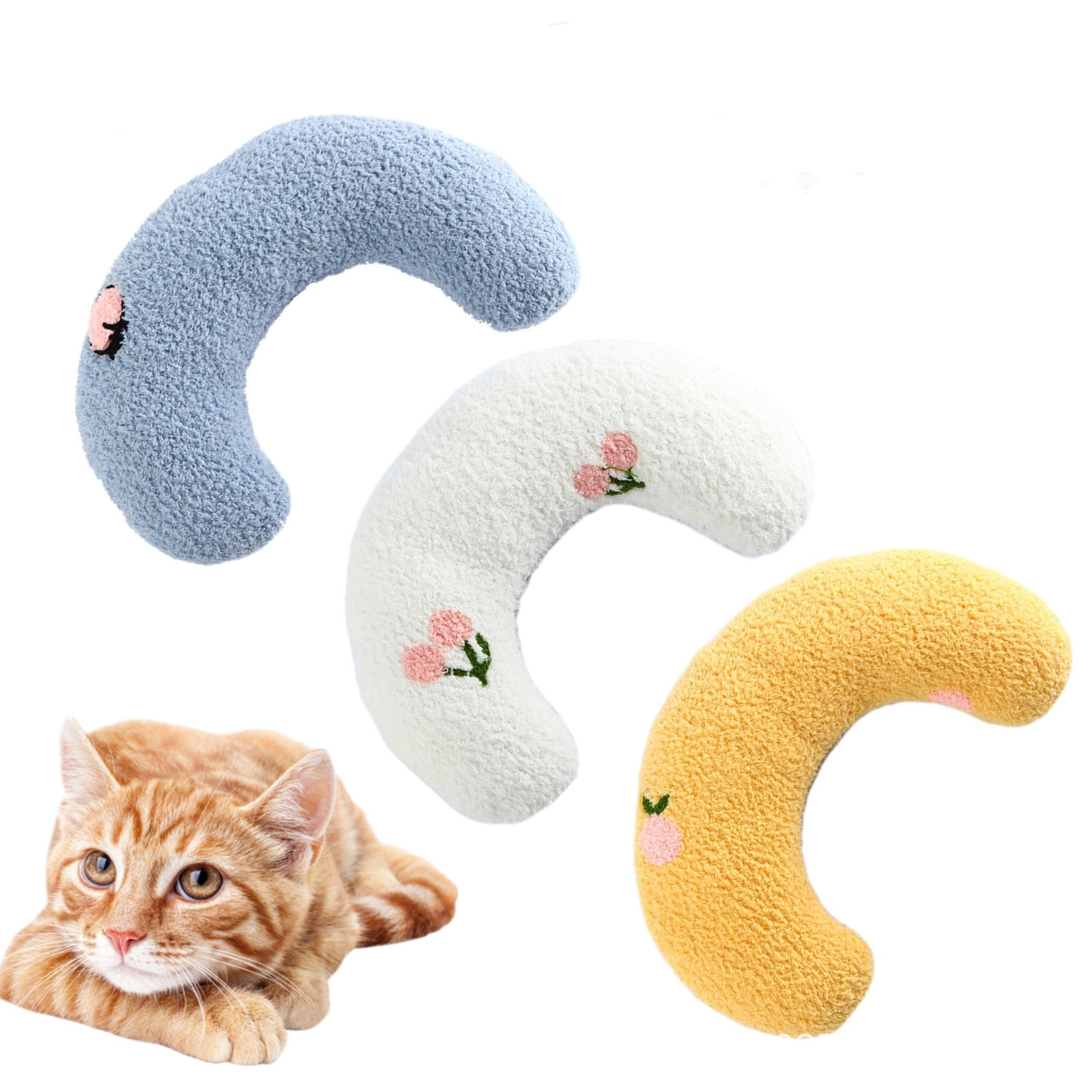 Little Pillow For Cats Fashion Neck Protector Deep Sleep Puppy U - Shaped Pillow Pets Pillow Kitten Headrest Dog Sleeping Pillow Pet Products - 0 - CJ