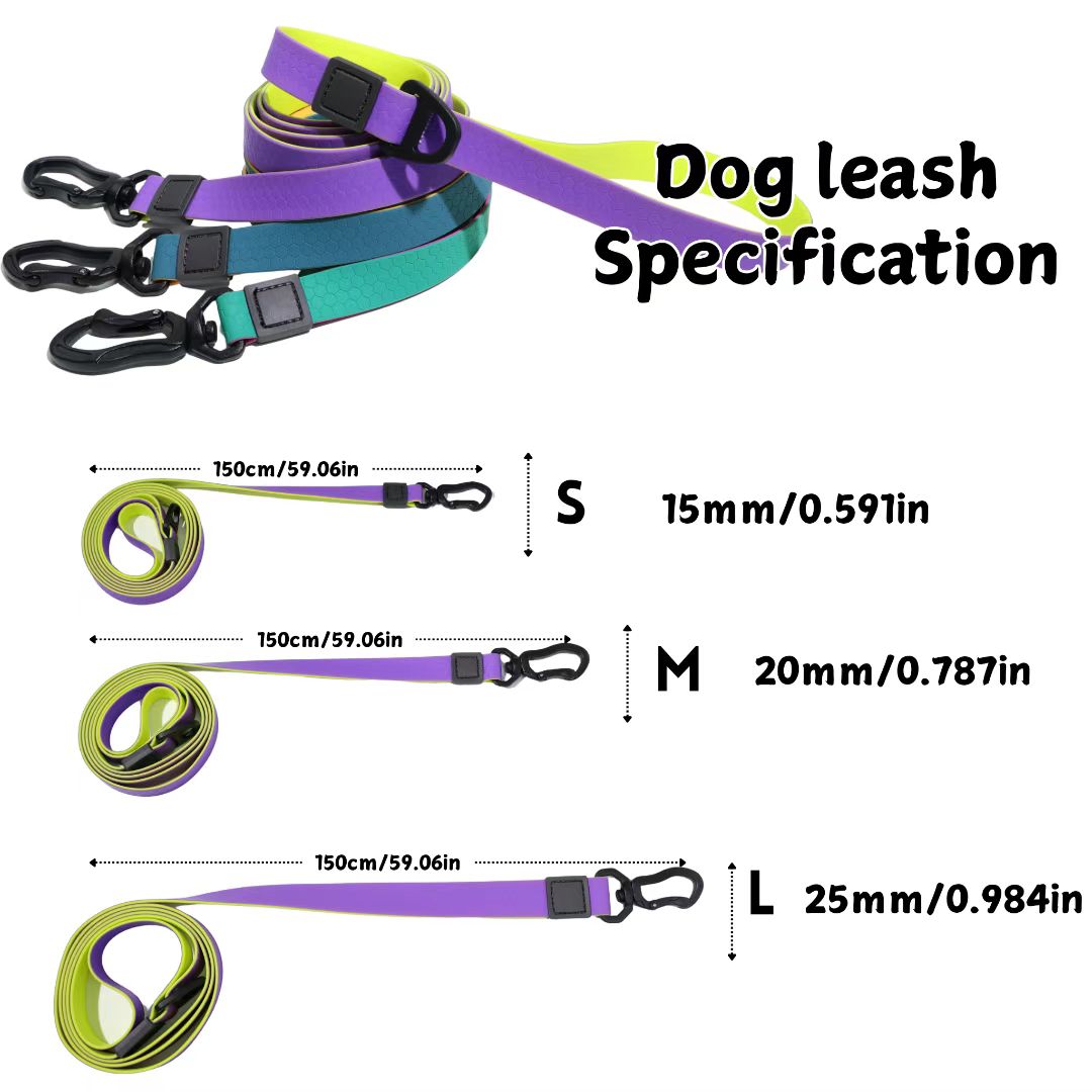 Honeycomb Embossed Dual - Color Pet Leash Set Is Stylish And Fashionable. The Embossed Surface Enhances The Leash's Grip, Preventing Slippage When Held. The Product Is Waterproof, Wear - resistant, Odor - r - 5 - CJ