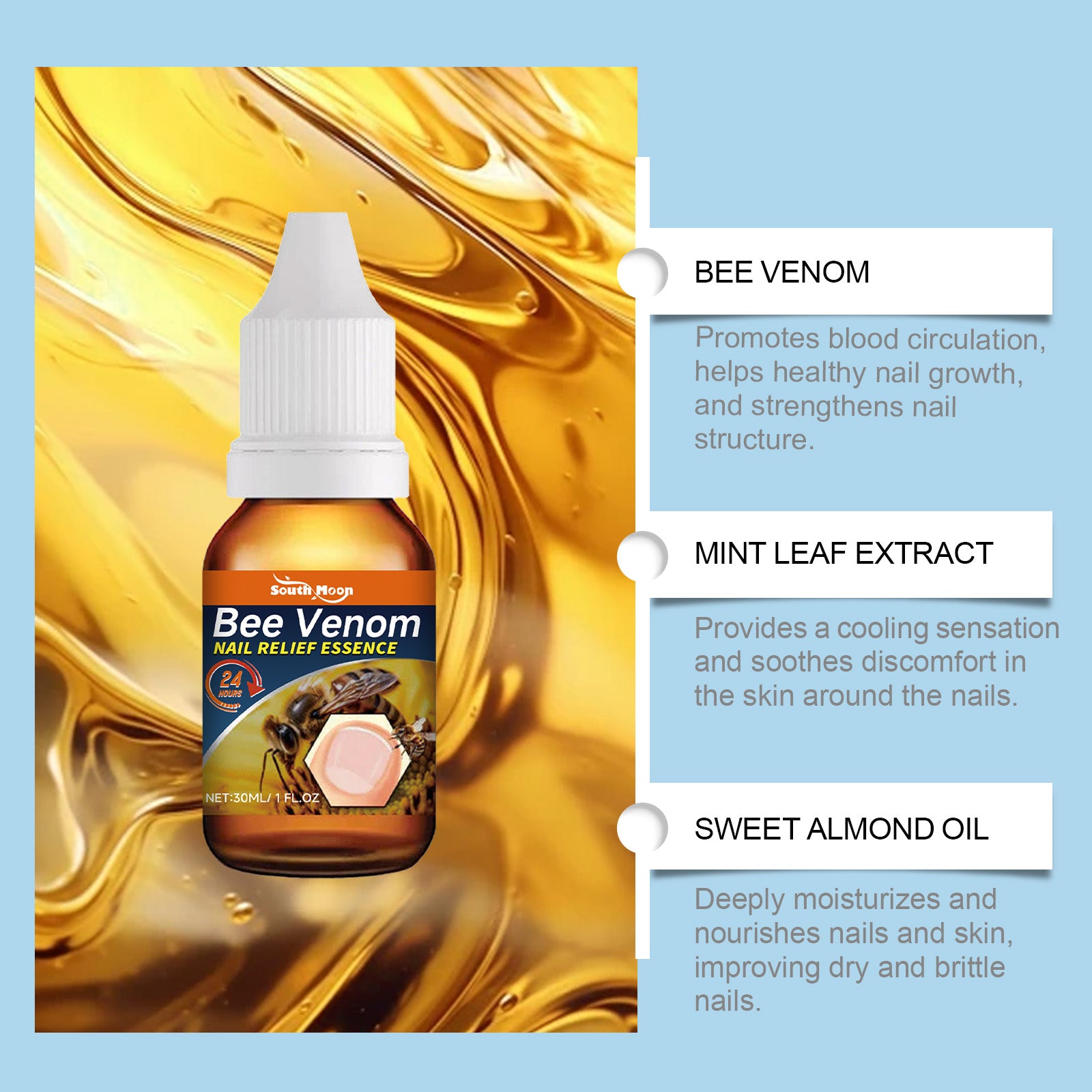 South Moon Nail Repair Spray Moisturizes And Protects Nails, Toes And Fingertips - 5 - CJ
