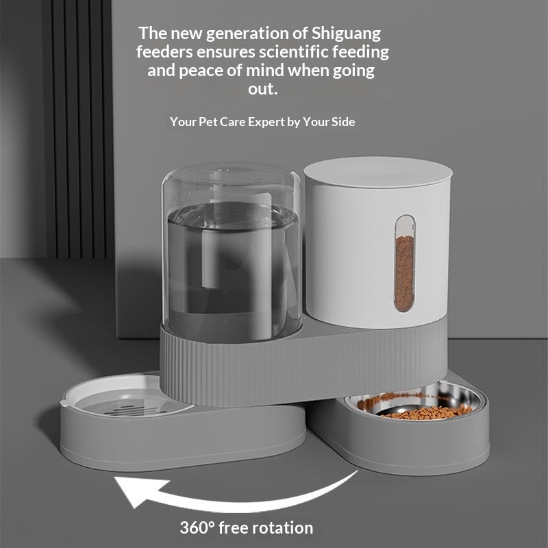 Automatic Pet Water And Food Dispenser In One - 0 - CJ