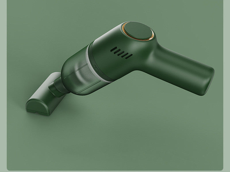 Household Handheld Large Suction Vacuum Cleaner To Remove Mites Pet Cat Hair Carpet Vacuuming - 0 - CJ - Green - USB - CJQCQCQC02292 - Green - USB