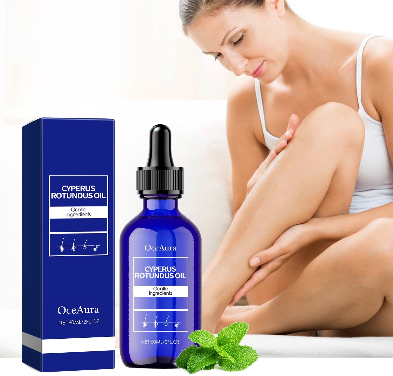 OceAura Hair Care Essential Oil, Daily Body Care Essential Oil For Nourishing, Smooth And Delicate Skin - 5 - CJ