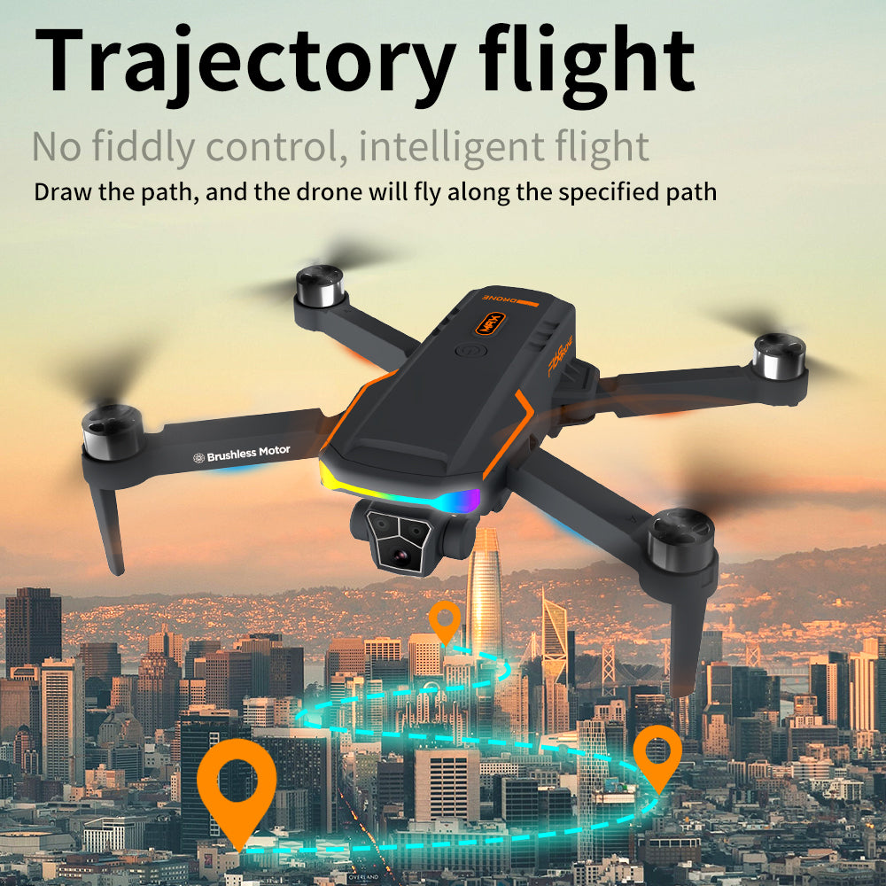 Drone F168 Brushless Optical Flow Obstacle Avoidance Aerial Photography Quadcopter Long - Endurance Remote Control - 5 - CJ