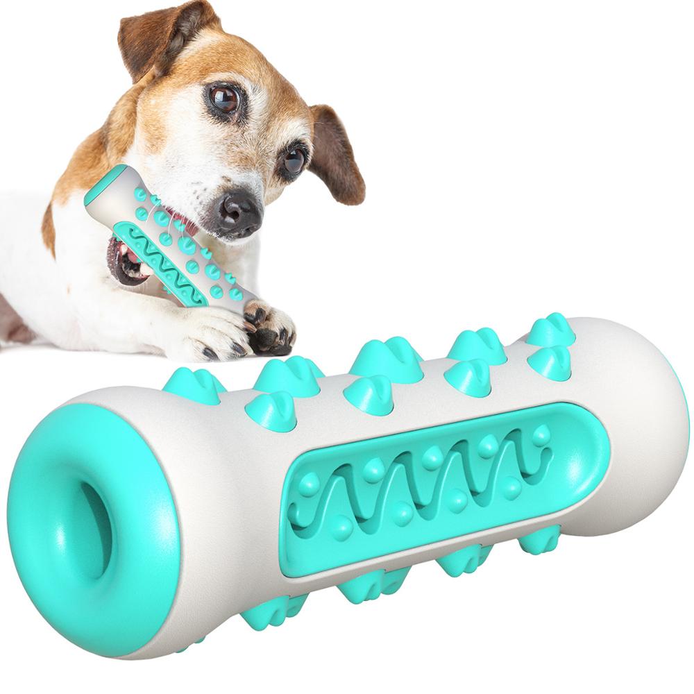 Dog Squeaky Toys For Aggressive Chewers, Tough Toothbrush Dog Chew Toy, Nearly Indestructible Rubber Toys For Pet Training, Teeth Cleaning, Playing And Chewing For Medium & Large Breeds - 5 - CJ