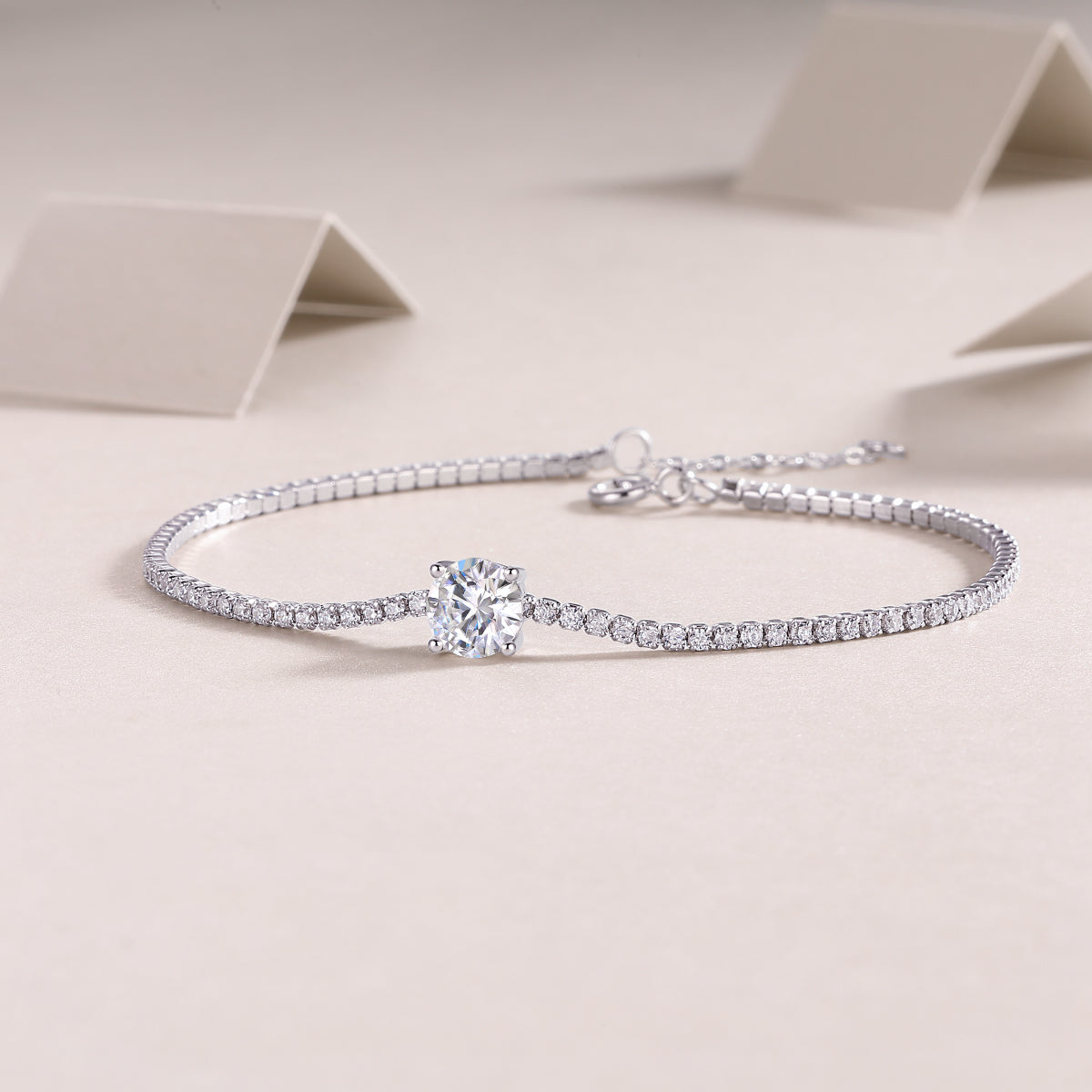 1Dawn Luxury Fashion Mossan Diamond S925 Silver Bracelet Prohibit TikTok sales - 5 - CJ