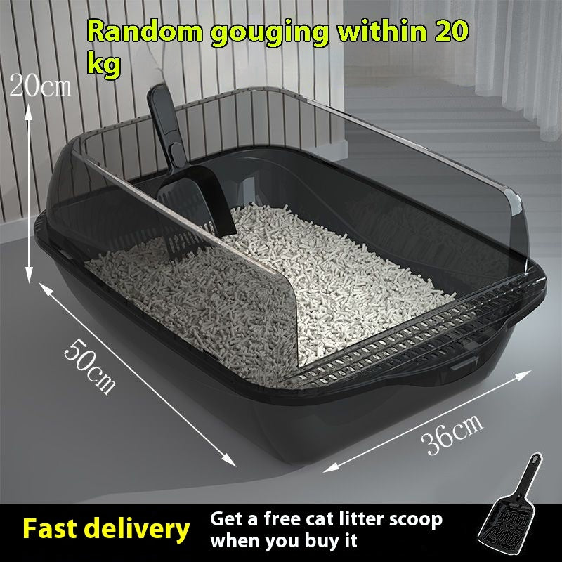 Litter Box Splash - proof Semi - closed - 0 - CJ