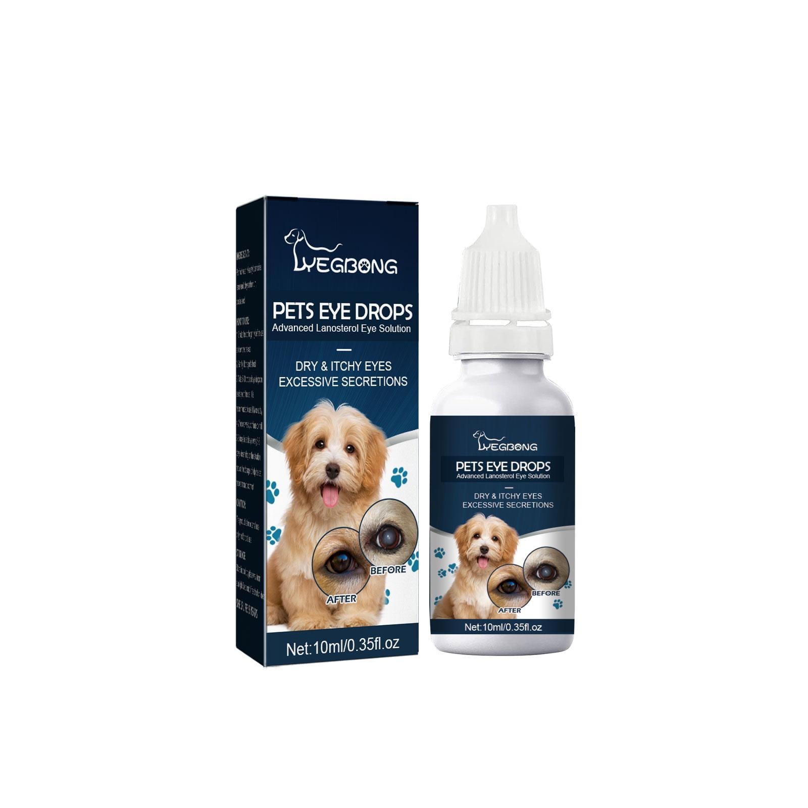 Igbang Pet Eye Drops For Cats And Dogs To Remove Tear Marks, Relieve Itchy Eyes And Clean - 5 - CJ
