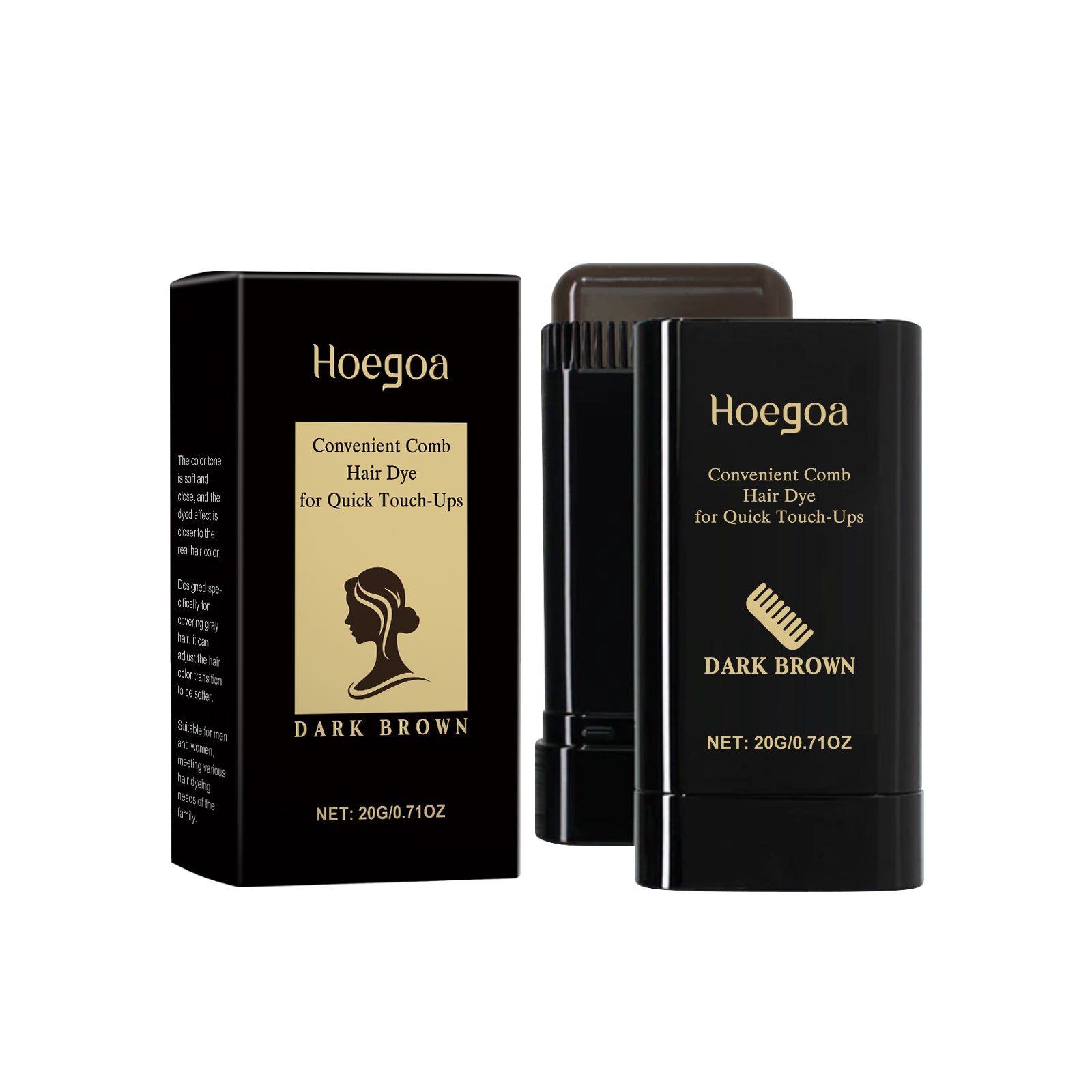 Hoegoa Hair Hair Hair Color Temporary Hair Hair Stick Is A Naturally Gentle And Non - irritating Pigmentation Hairdresser - 5.0 - CJ
