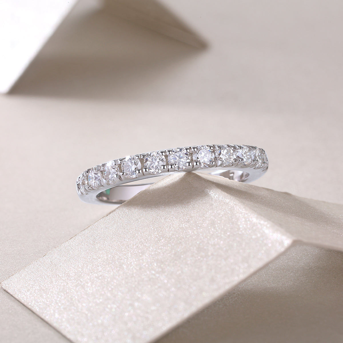 1Parallel World Diamond Ring Luxury Fashion Set Moissanite Silver Ring Prohibit Tk Sales - 5 - CJ