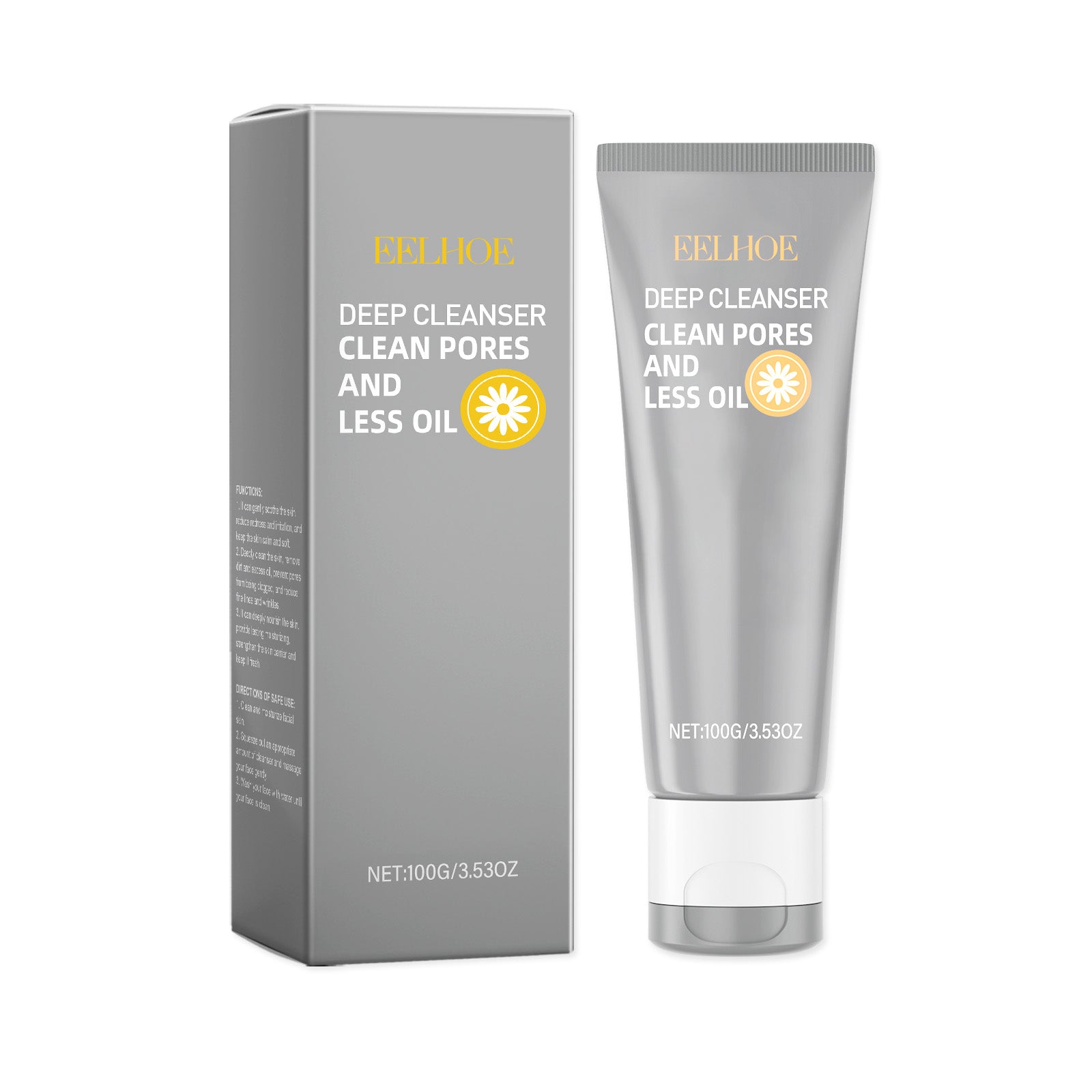 EELHOE Amino Acid Cleanser, Gentle Cleansing Facial Skin Moisturizing And Nourishing Skin Care Cleanser - 5 - CJ