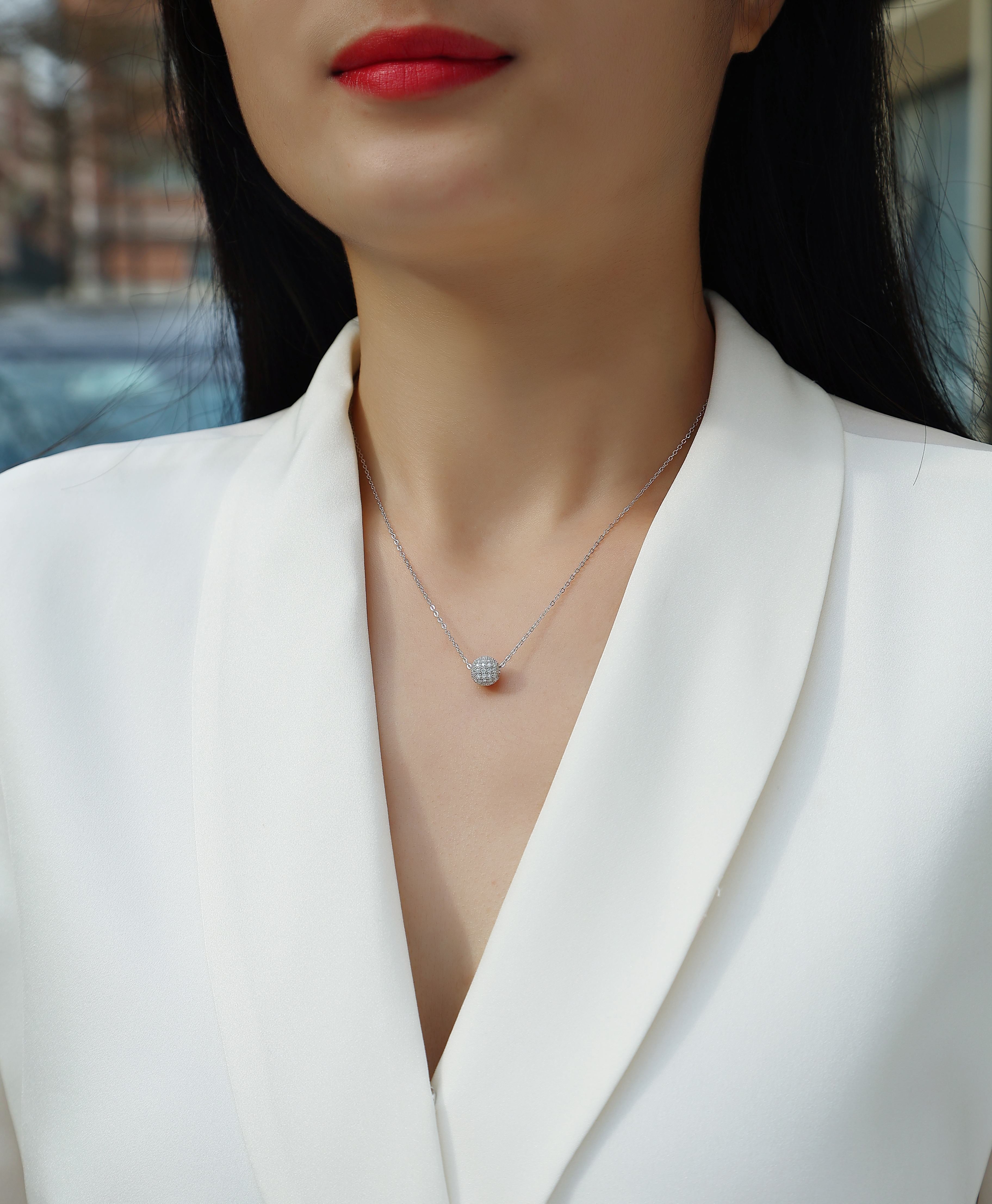 1Meet At This Moment - A Fashionable And Luxurious Diamond Jewelry Pendant Set With Moissanite S925 Sterling Silver And Platinum Plating Prohibit TikTok sales - 5 - cjdropshipping