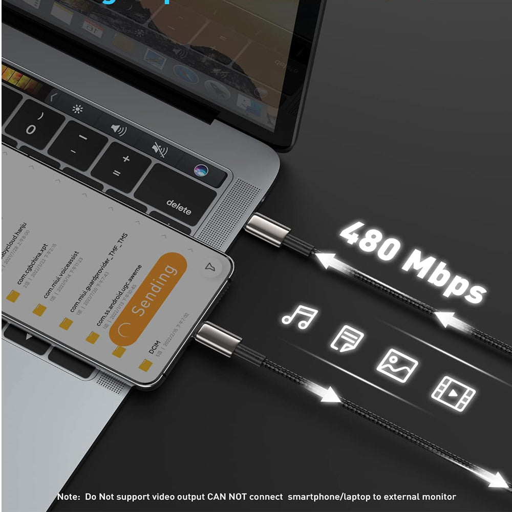 150cm 180cm USB Charging Cable A Pple MFi Certified, Nylon Braided Jacket,Black Premium Series - 5 - CJ