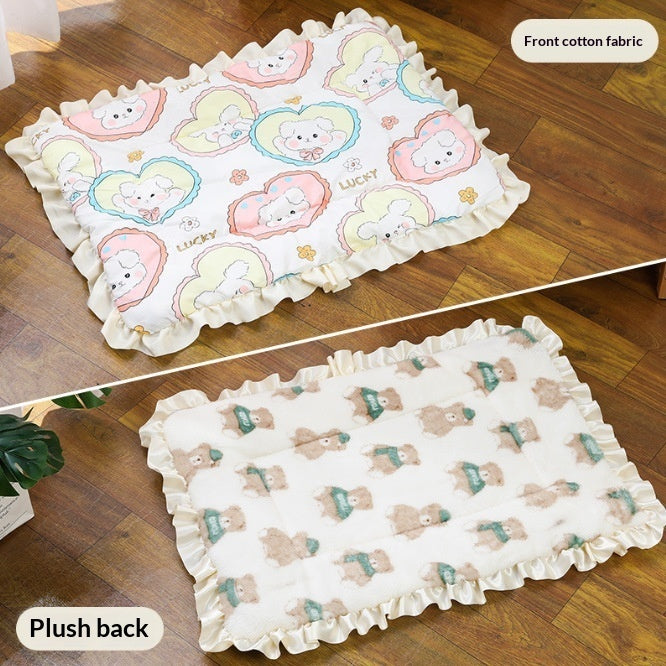 Thick Blanket Pet Bed Warm Sleeping Mat For Pets - 0 - CJ