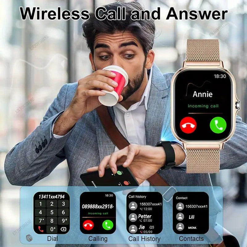 New Smartwatches Now On Sale, Featuring Message Alerts, Call Answering, Health Monitoring, Activity Tracking, Notification Reminders, And Fitness Functions. - 5 - CJ