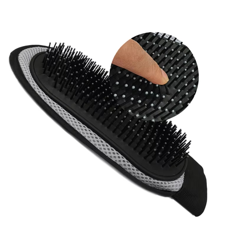 Cat Hair Removal Glove Pet Supplies Bath Massage Jerking Gloves Cat Dog Massage Bathing Cleaning Grooming Supplies Silicone Hair Sticking Removal Brush - 5.0 - CJ