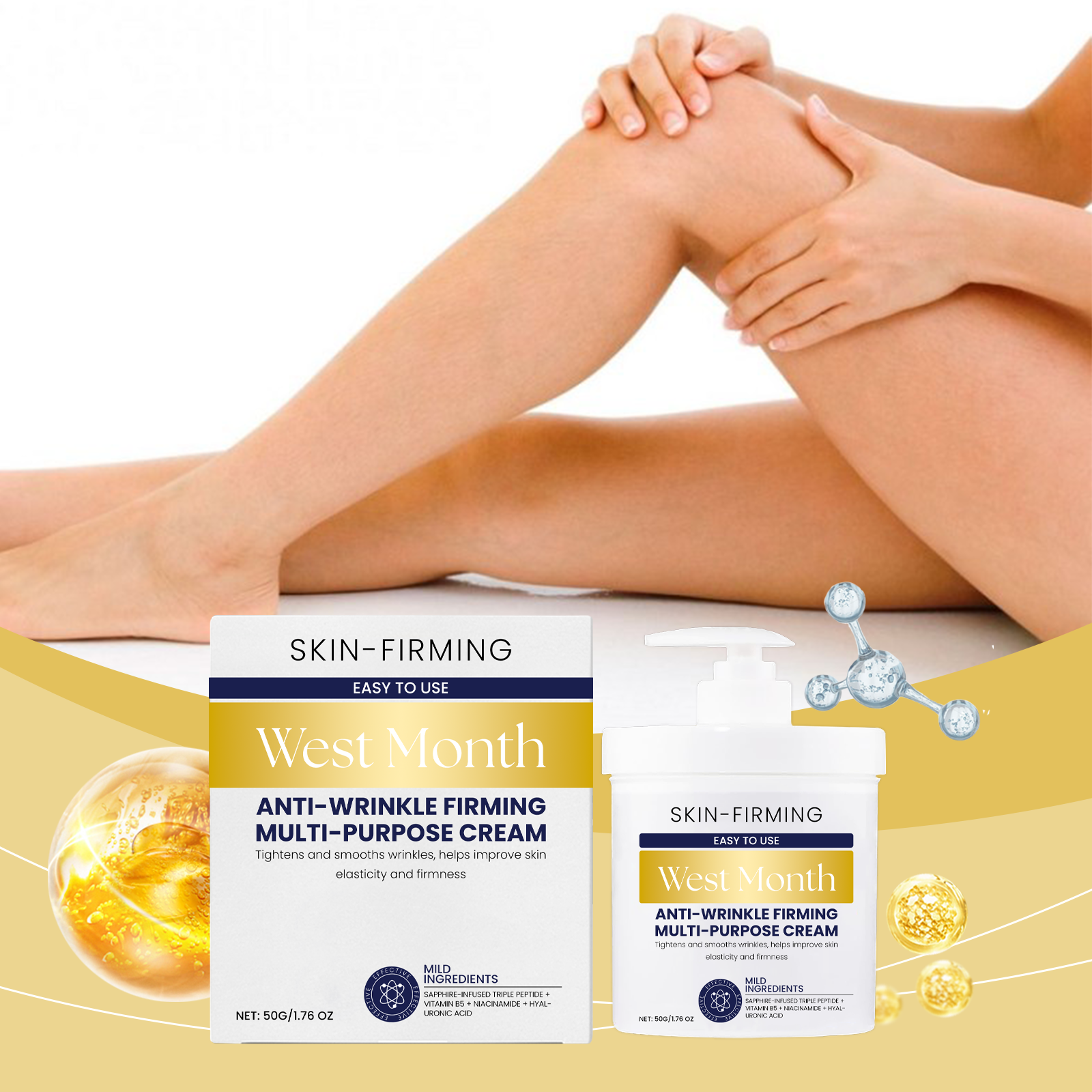 West&Month Skin Care Cream, Moisturizing Body Cream Moisturizing Skin Care Cream - 5 - CJ