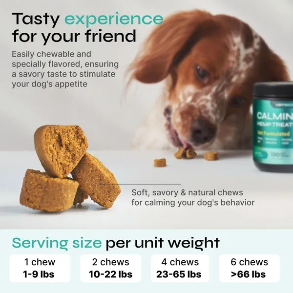 Hemp Calming Chews For Dog Anxiety Relief Duck Favor Calming Treats For Dogs Stress Separation Anxiety Relief Storms Hemp Seed Oil Calming Chews For Dogs Calming Treats For Anxiety Relief - 5 - CJ