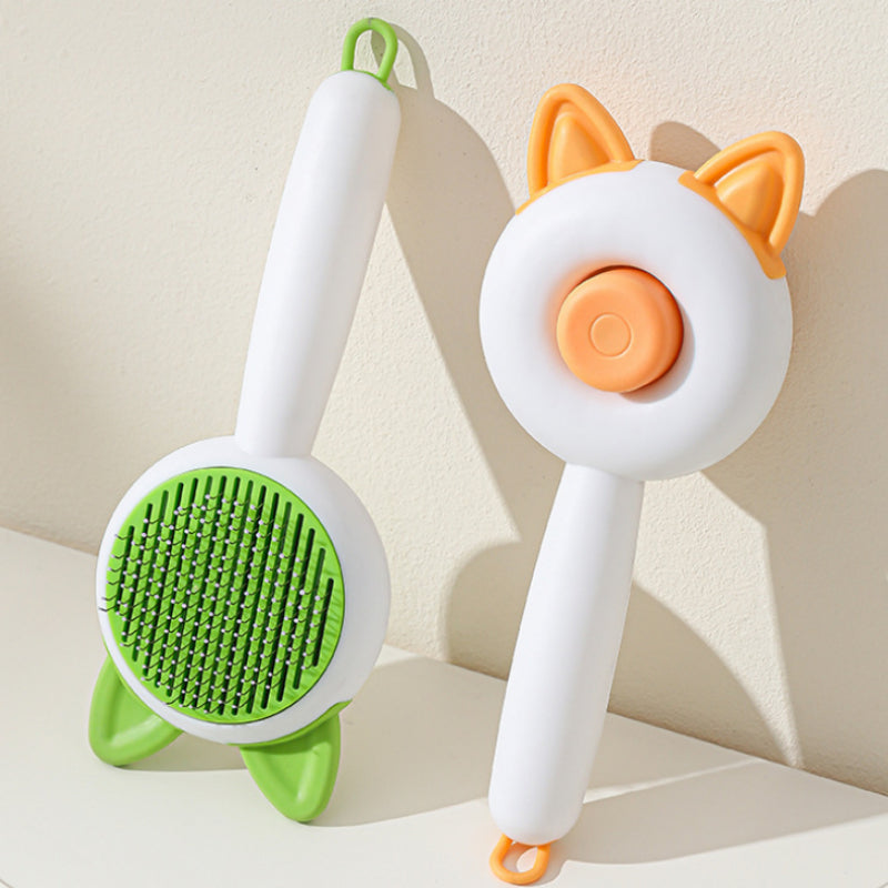 Pet Dog Brush Cat Comb Self Cleaning Pet Hair Remover Brush For Dogs Cats Grooming Tools Pets Dematting Comb Dogs Accessories Pet Products - 0 - CJ