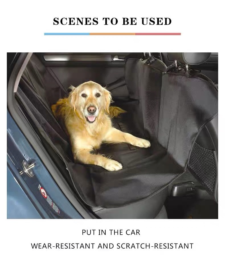 Extra Large Car Cushion, Portable Protective Pad With 4 Handles, Foldable Travel Gadget, Interior Dirt - resistant Mat, Waterproof, Universal For Dogs In The Back Seat. - 5 - CJ