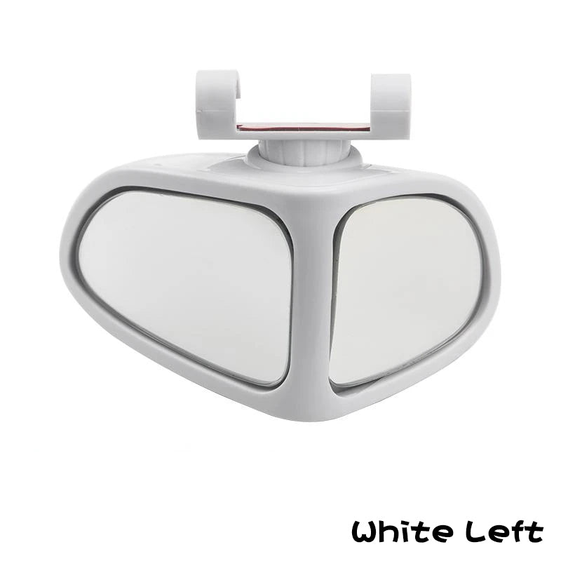 Car Reversing Small Round Mirror Front And Rear Wheel Wide - Angle Mirror Double - Sided Auxiliary Rearview 360 Adjustable Wide Angle Side Rear View Mirror For Car - 5.0 - CJ