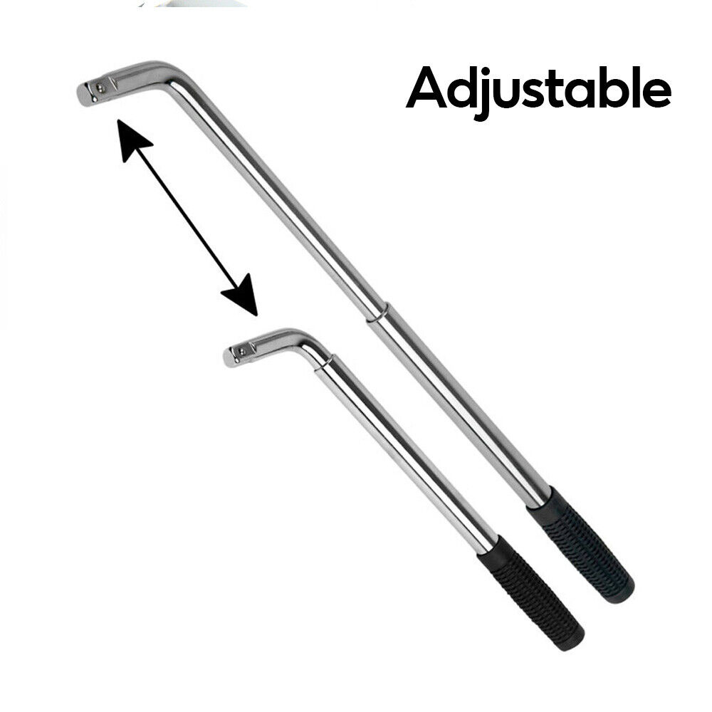 2.5T Scissor Jack And Extendable Wheel Wrench Brace Socket Car Van Tire Hand Tool - 5 - cjdropshipping