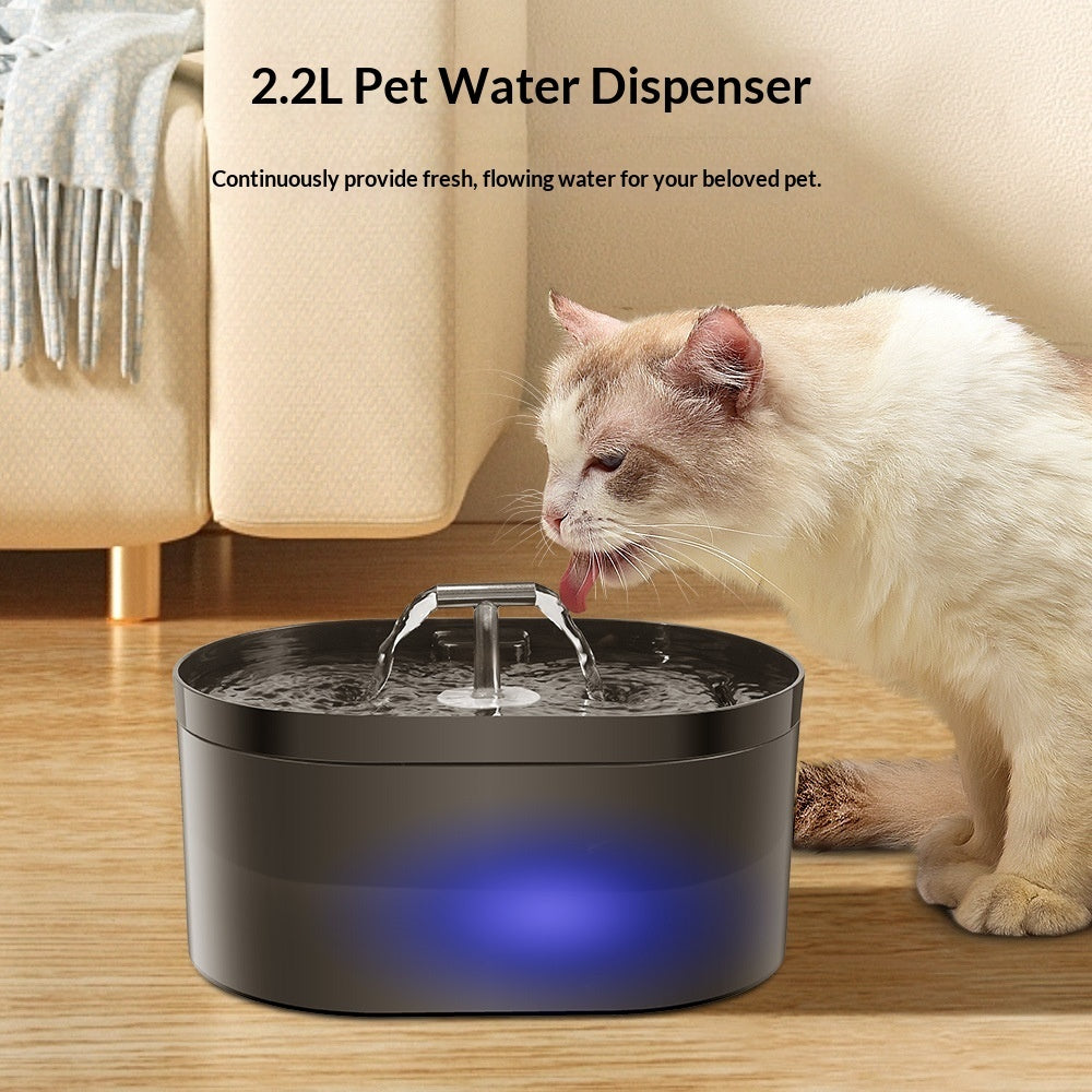 T - shaped Dual - spout Pet Water Fountain - 0 - CJ
