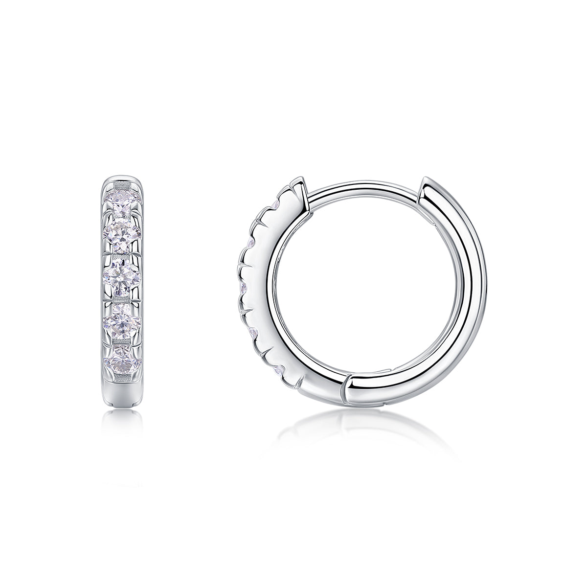 1Summer Iced Tea - Fashionable And Luxurious Diamond Jewelry Set With Moissanite S925 Sterling Silver And Platinum - plated Stud Earrings Prohibit TikTok sales - 5 - cjdropshipping