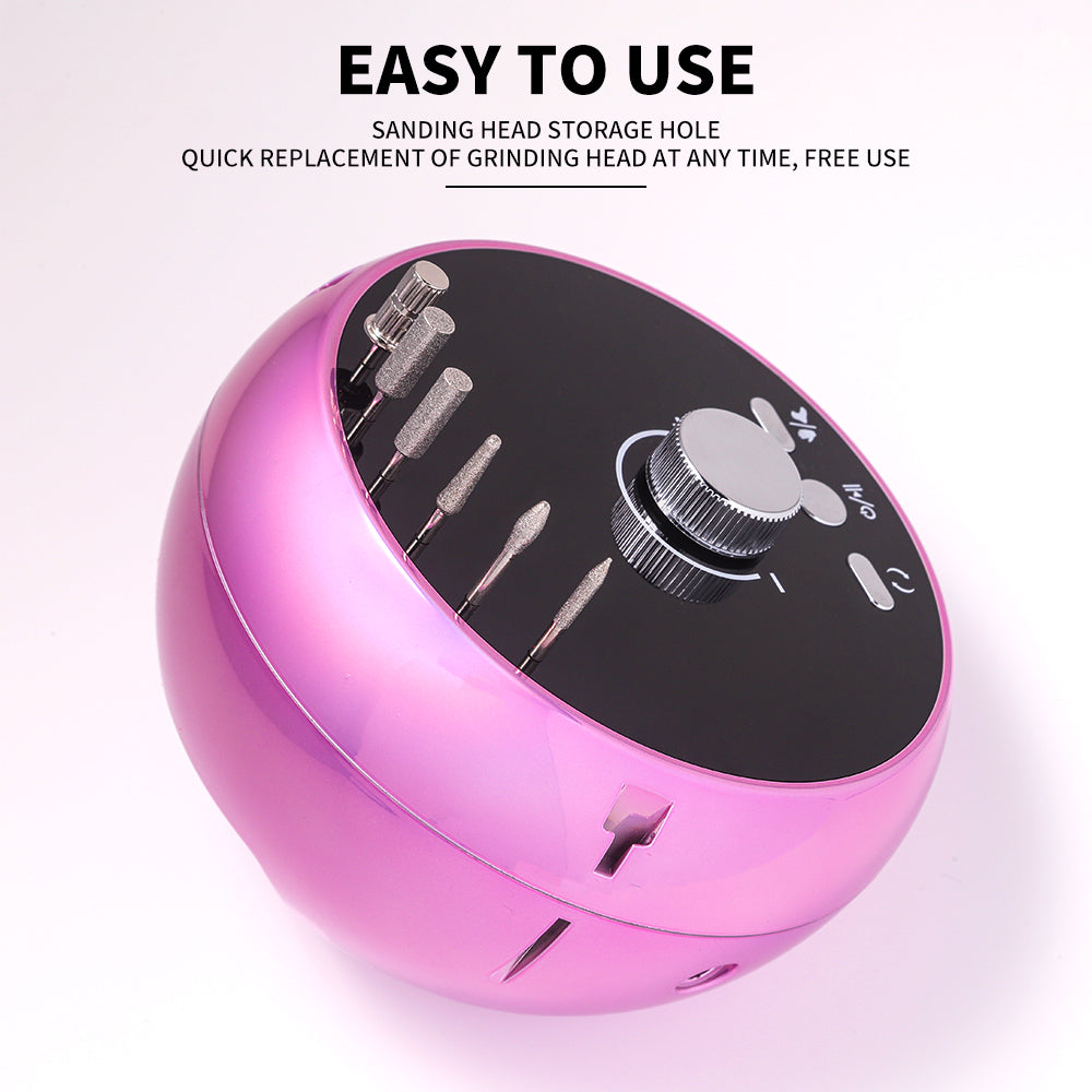 45000RPM Professional Electric Nail Drill Manicure Machine Low Noise Nails Sander Set Portable Nail Drill Tools, Used For Sanding And Polishing, Suitable For Use In Both Home And Salon Settings. - 5 - CJ