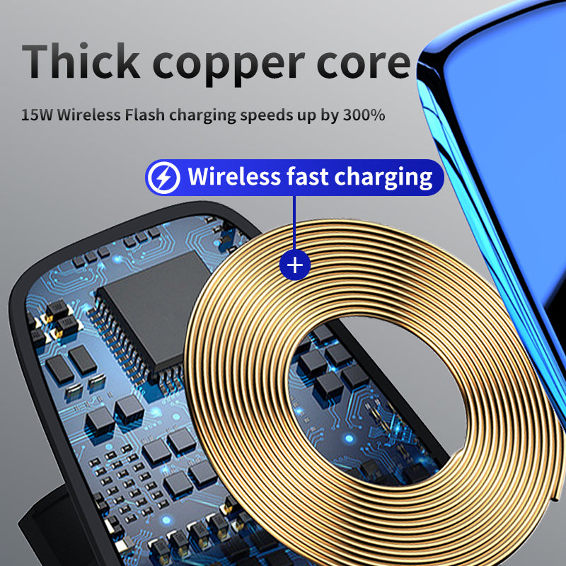 Fully Automatic Induction Car Wireless Charging Mobile Phone Holder - 0 - CJ