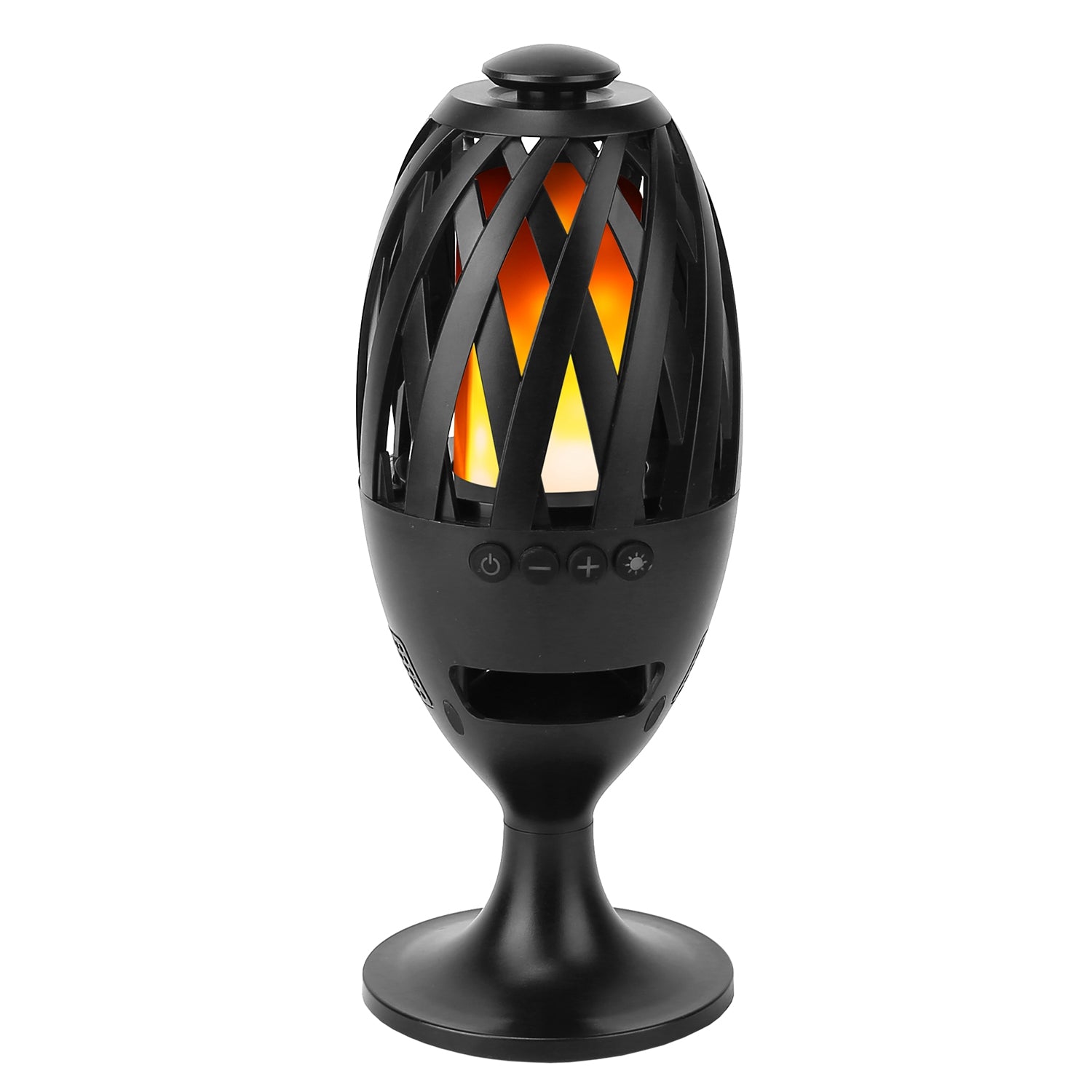 1Pc LED Flame Speakers Torch Wireless Speaker Waterproof Stereo Bass Speaker Outdoor Light - Up Speaker Atmosphere LED Flickers Night Light Patio Stake Lights Lantern For Party Camping - 5 - CJ