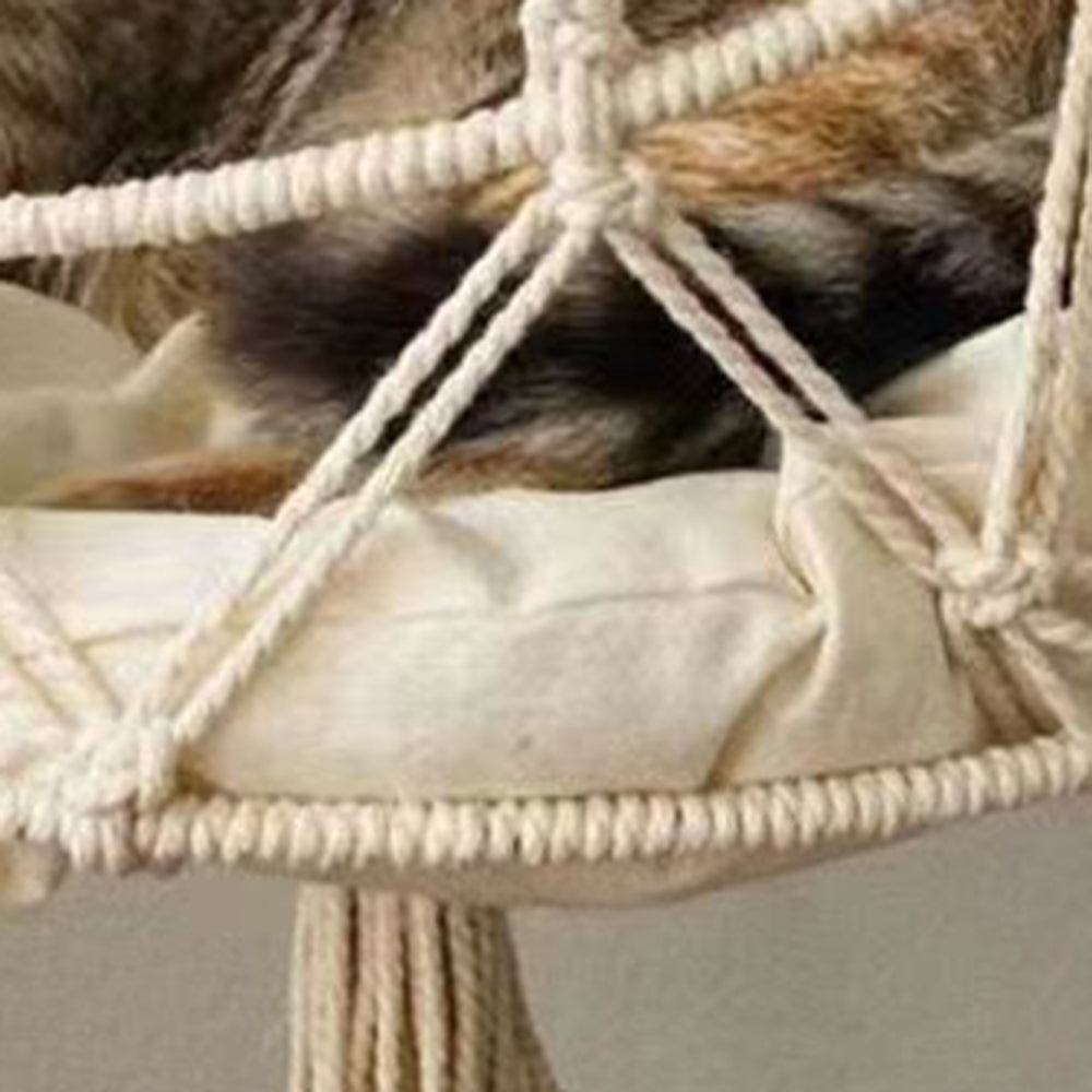 Handwoven Kitten Hammock Hanging Decor For Indoor Use - 0 - CJ