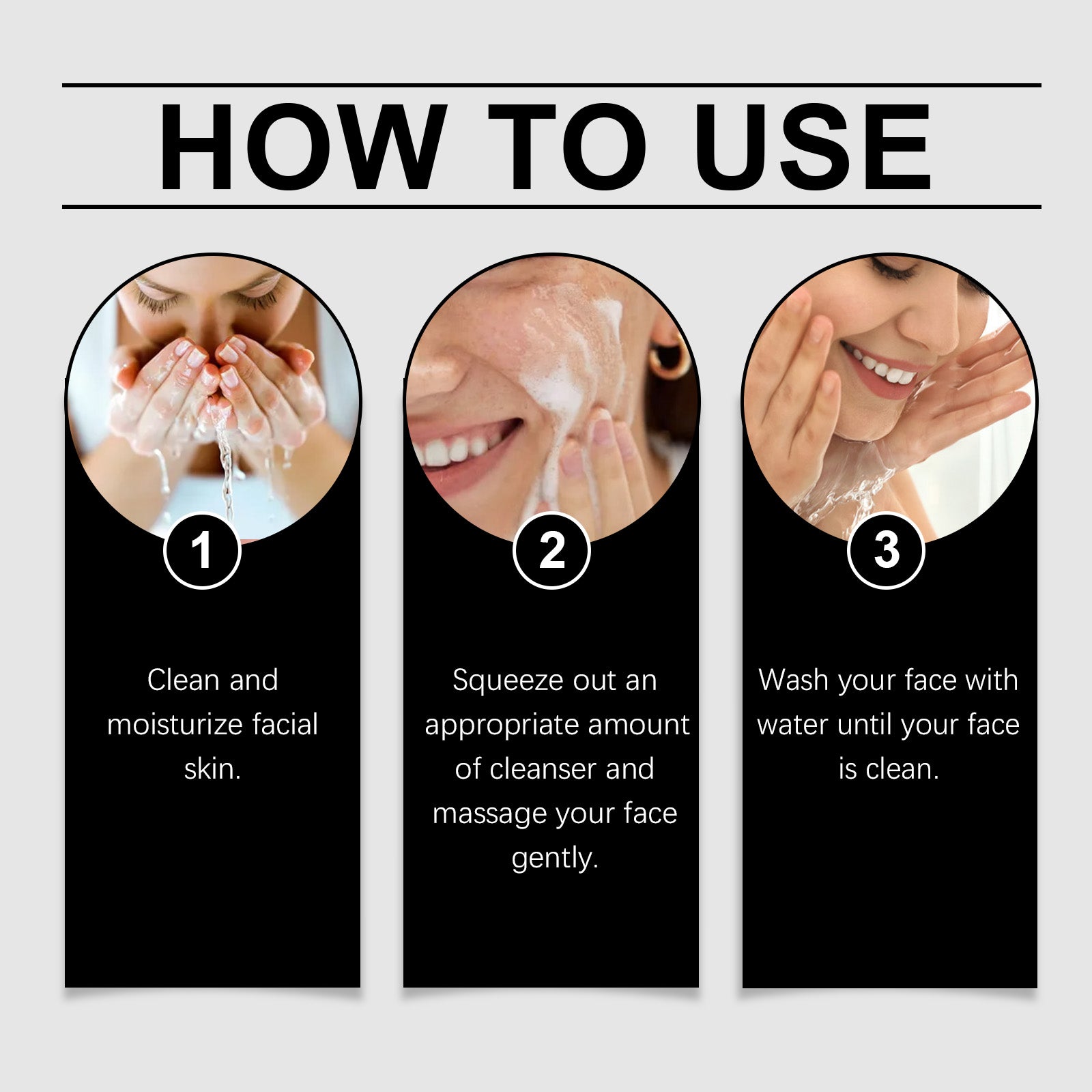 EELHOE Amino Acid Cleanser, Gentle Cleansing Facial Skin Moisturizing And Nourishing Skin Care Cleanser - 5 - CJ