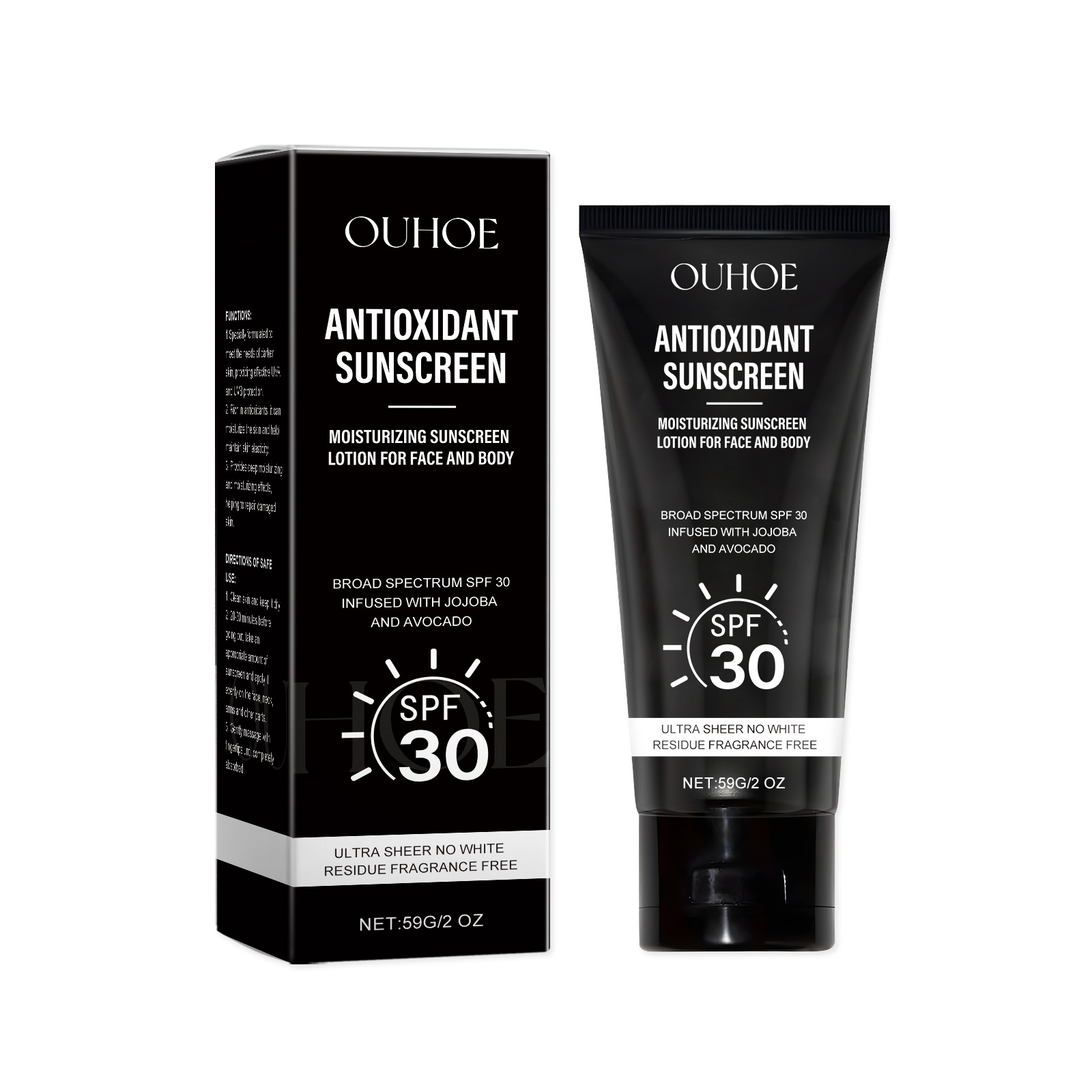 OUHOE Face And Body Protection Cream, Lightweight Formula Double Protection Moisturizing Moisturizing Summer Outdoor Protection Cream Loss - 5 - CJ